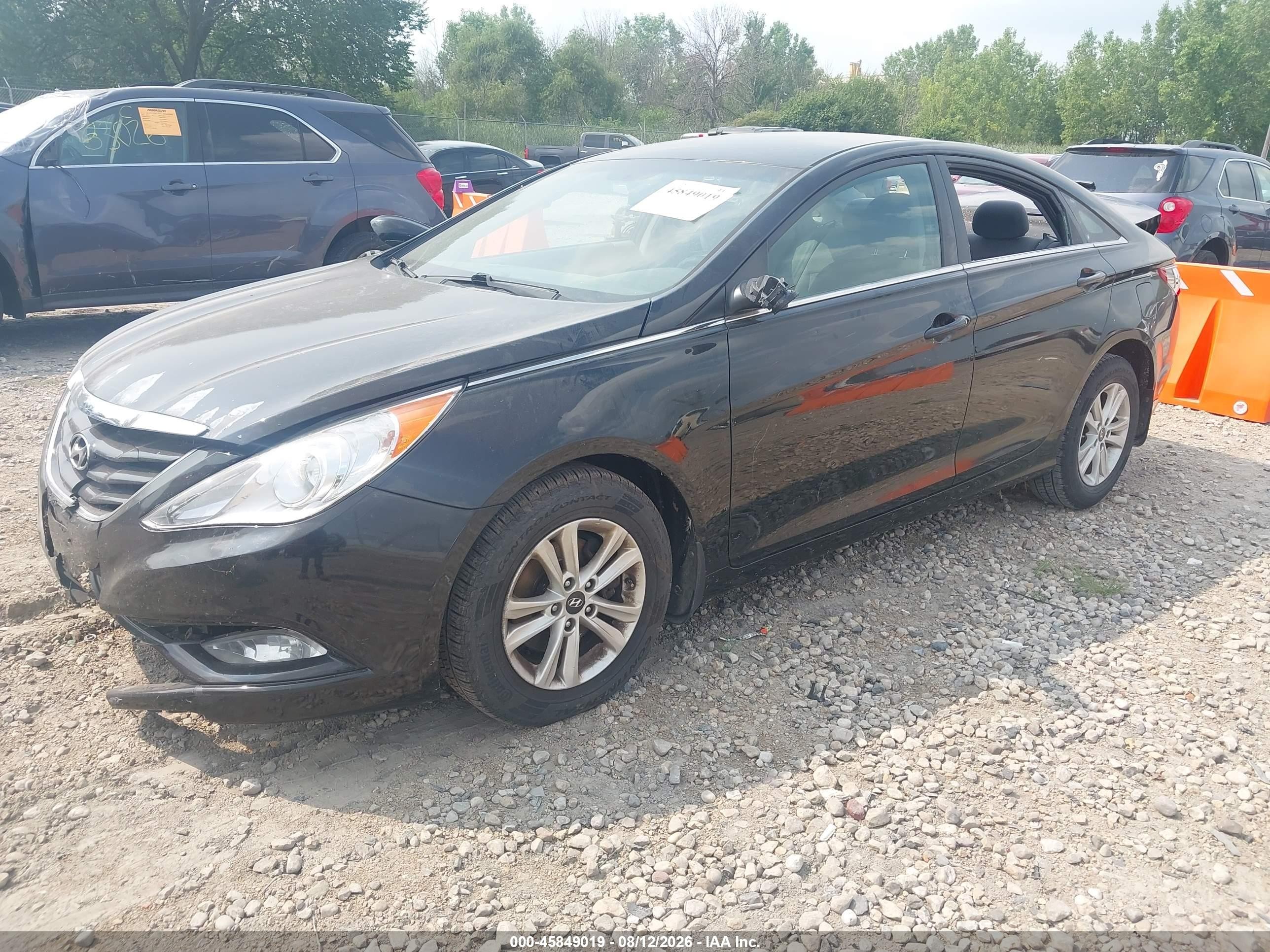2013 Hyundai Sonata Gls Black vin: 5NPEB4AC8DH707484