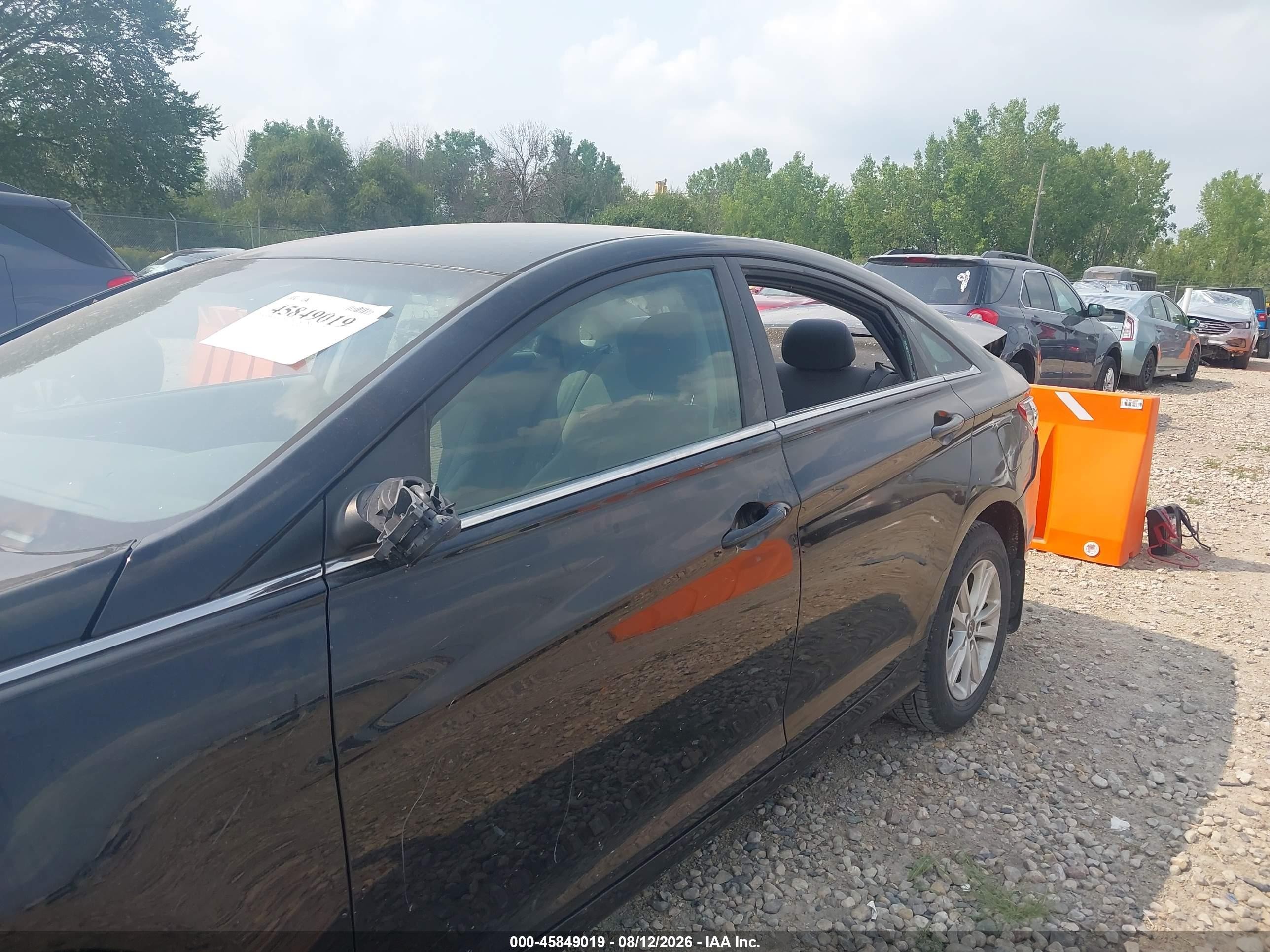 2013 Hyundai Sonata Gls Black vin: 5NPEB4AC8DH707484