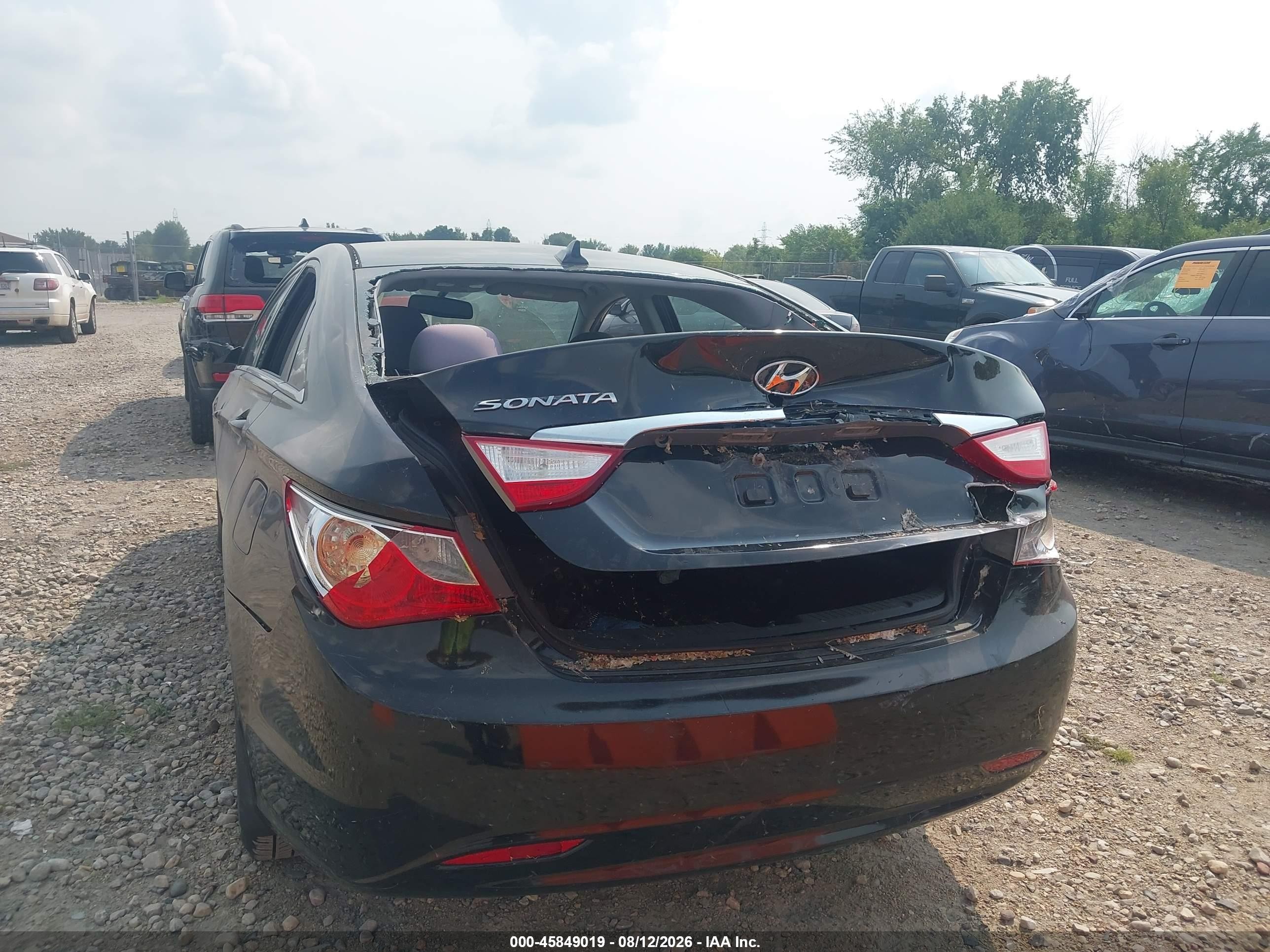 2013 Hyundai Sonata Gls Black vin: 5NPEB4AC8DH707484