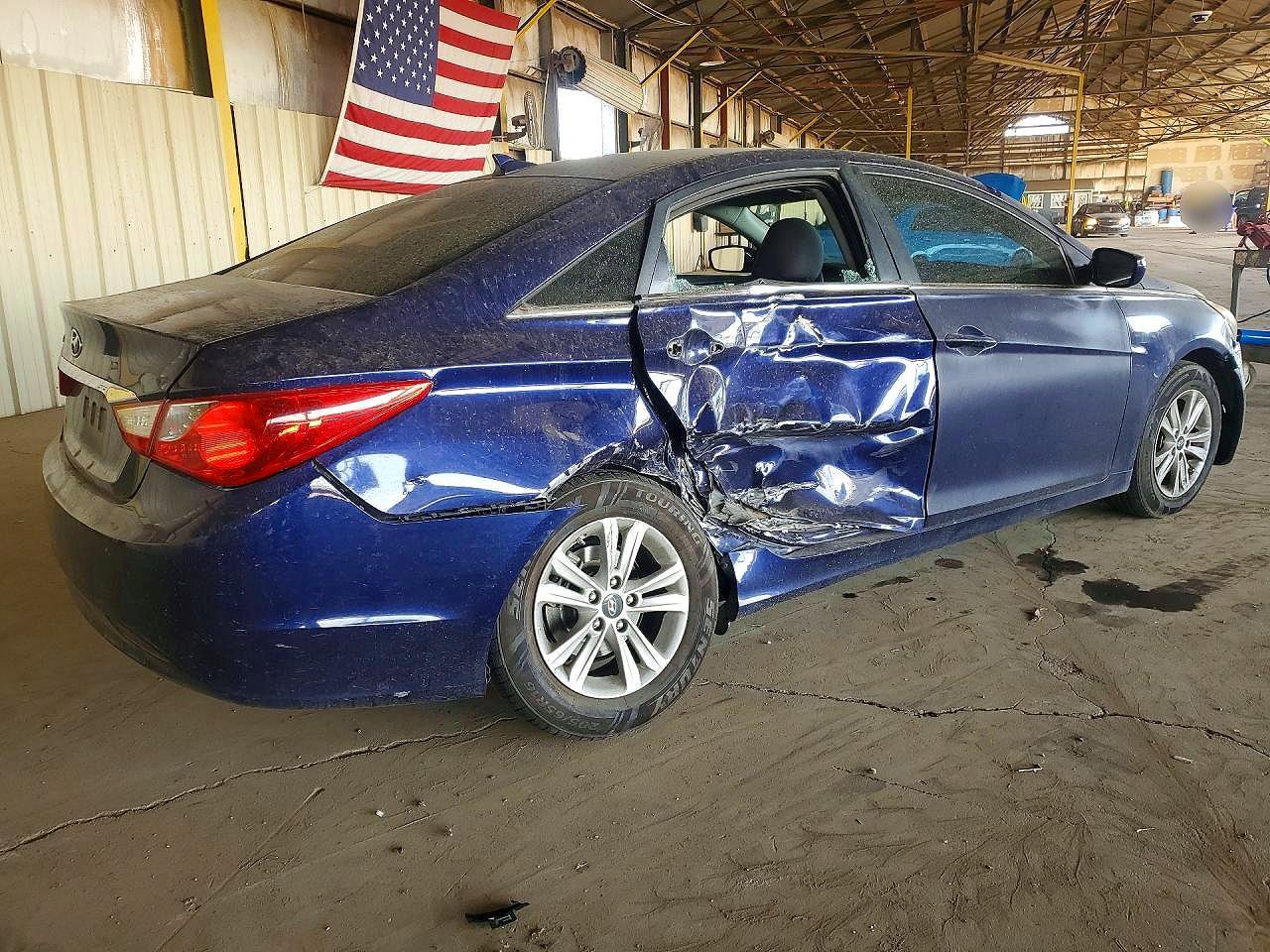 2013 Hyundai Sonata Gls Blue vin: 5NPEB4AC8DH709560