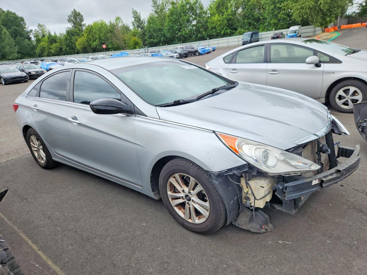 2013 Hyundai Sonata Gls Silver vin: 5NPEB4AC8DH724916