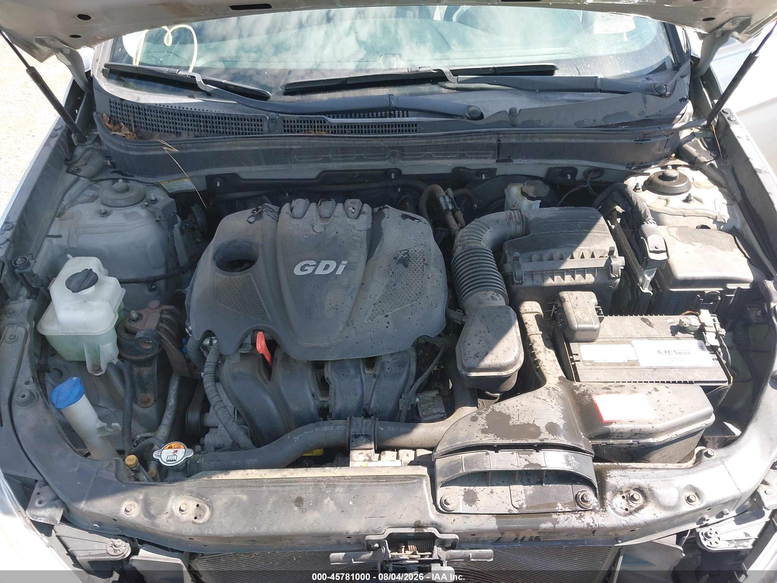 2013 Hyundai Sonata Gls Silver vin: 5NPEB4AC8DH725886