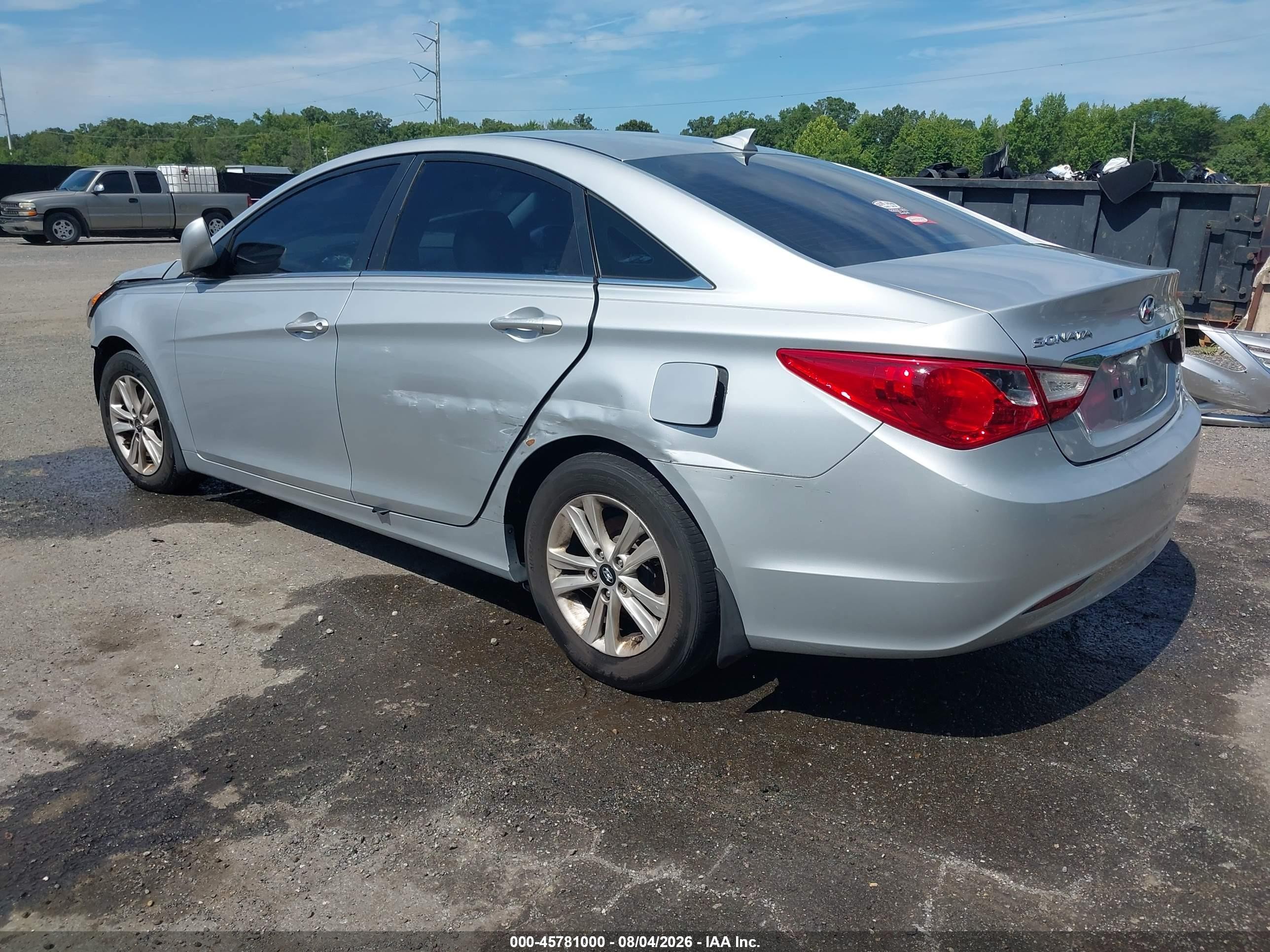 2013 Hyundai Sonata Gls Silver vin: 5NPEB4AC8DH725886
