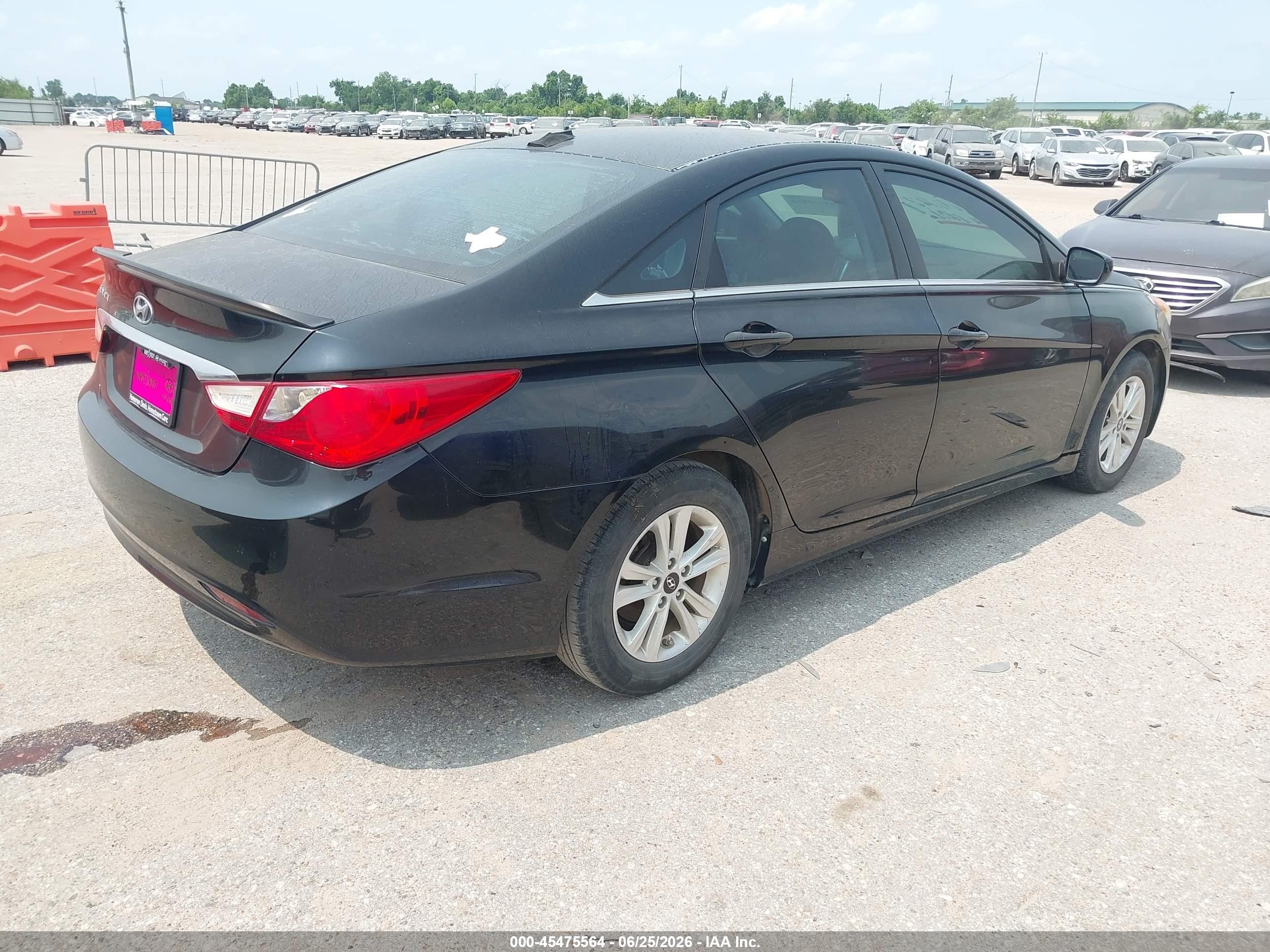 2013 Hyundai Sonata Gls Black vin: 5NPEB4AC8DH731042