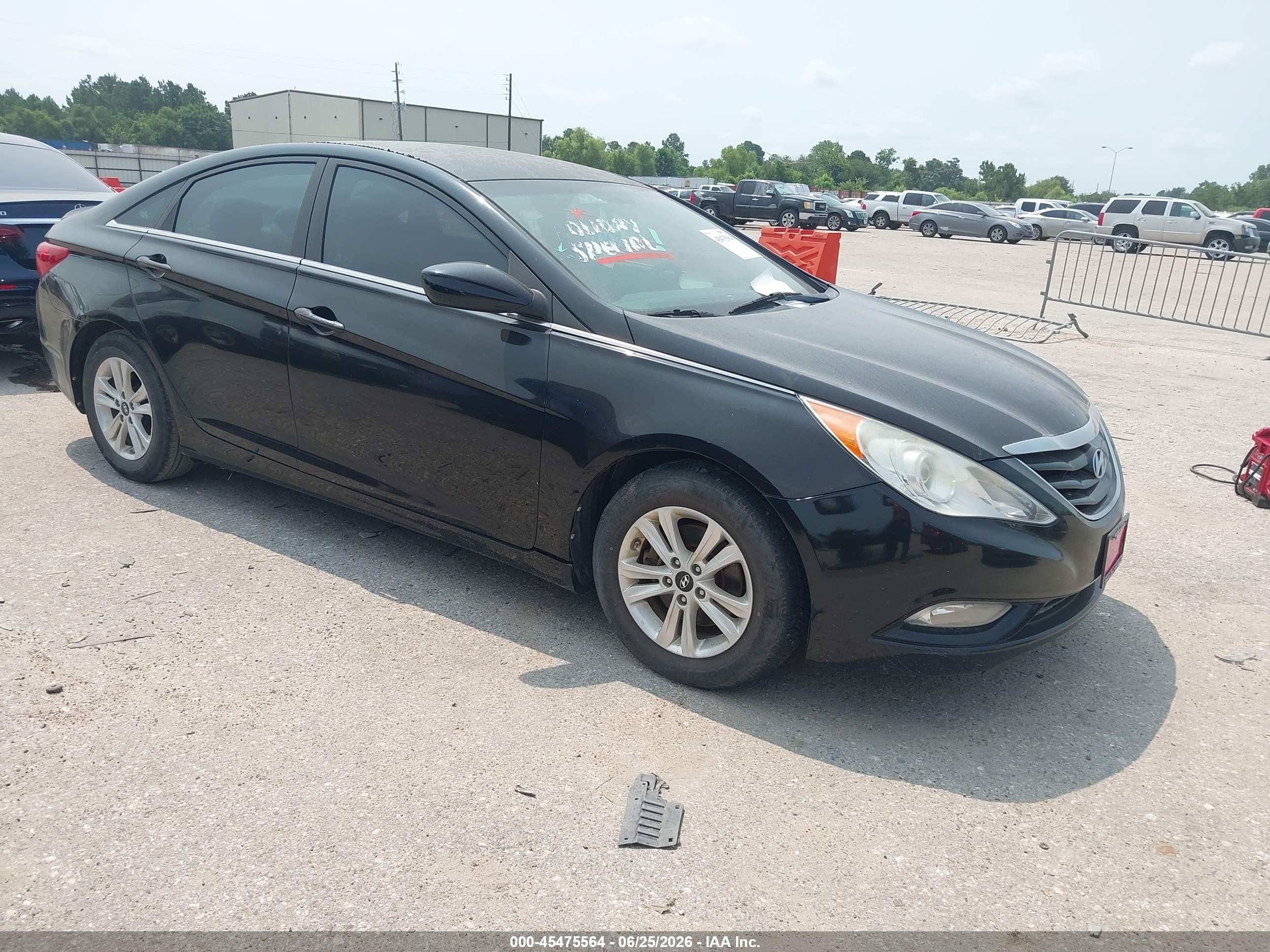 2013 Hyundai Sonata Gls Black vin: 5NPEB4AC8DH731042