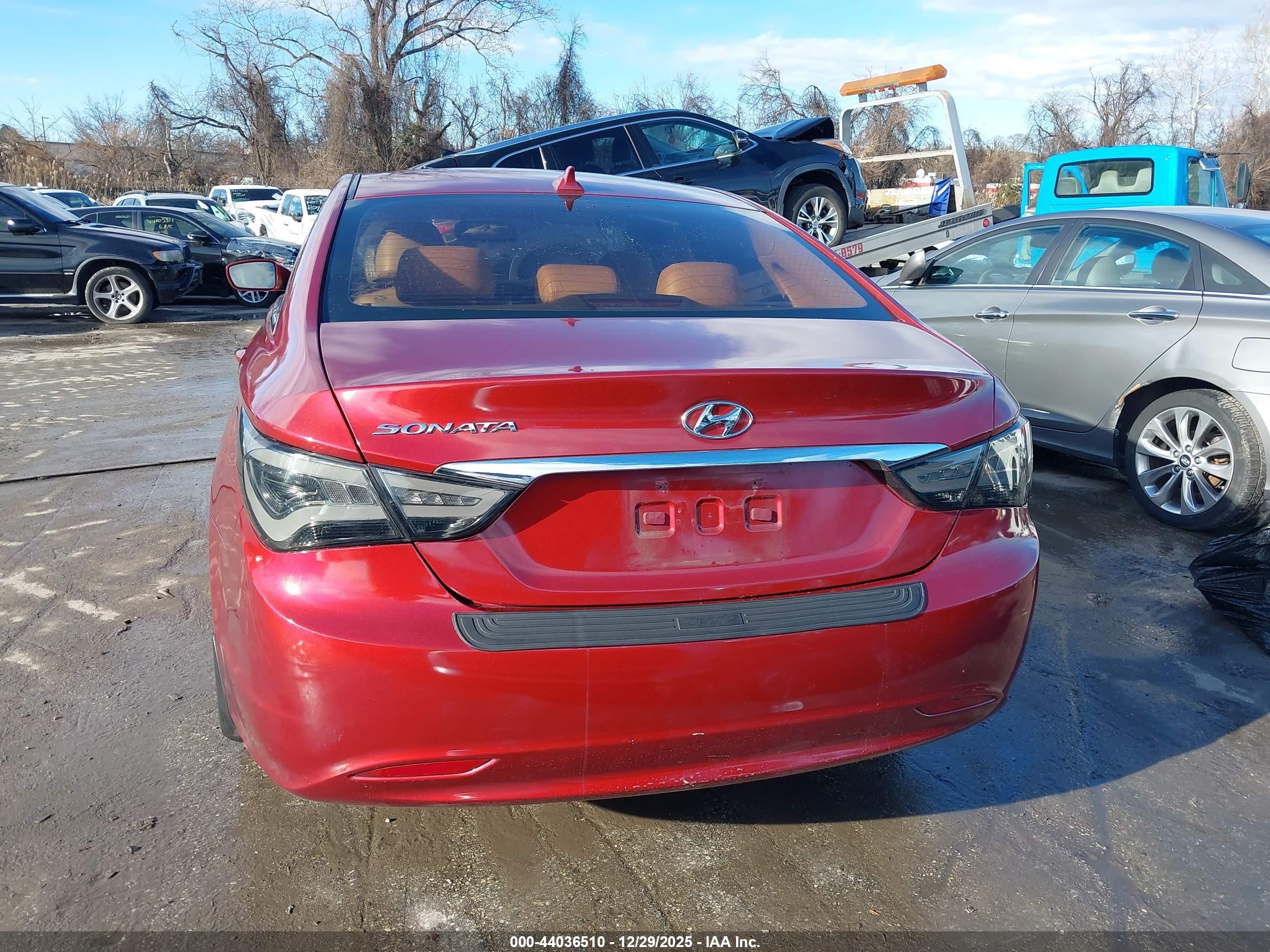 2013 Hyundai Sonata Gls Red vin: 5NPEB4AC8DH734975
