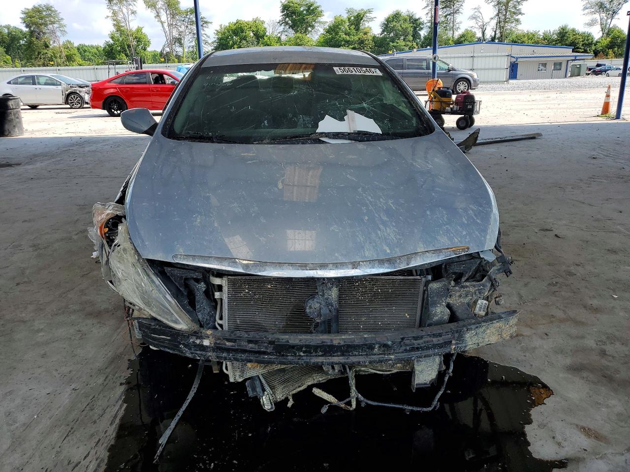 2013 Hyundai Sonata Gls Silver vin: 5NPEB4AC8DH738640
