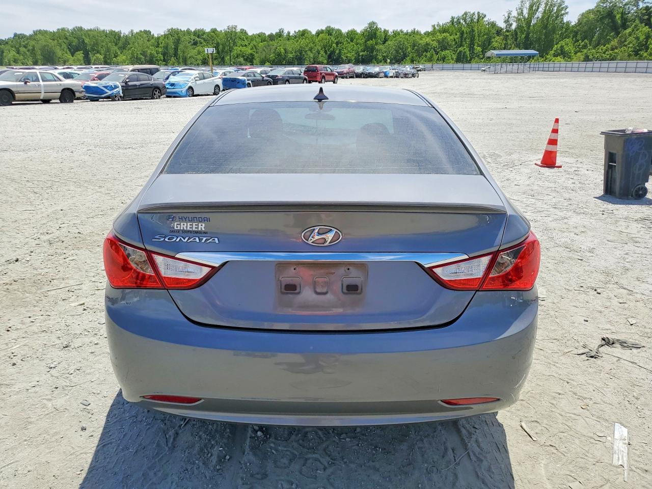2013 Hyundai Sonata Gls Gray vin: 5NPEB4AC8DH743837