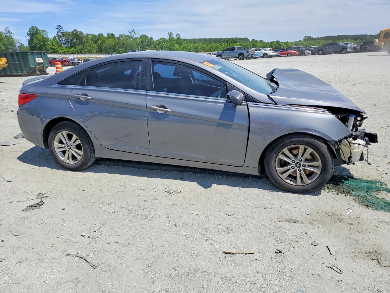 2013 Hyundai Sonata Gls Gray vin: 5NPEB4AC8DH743837