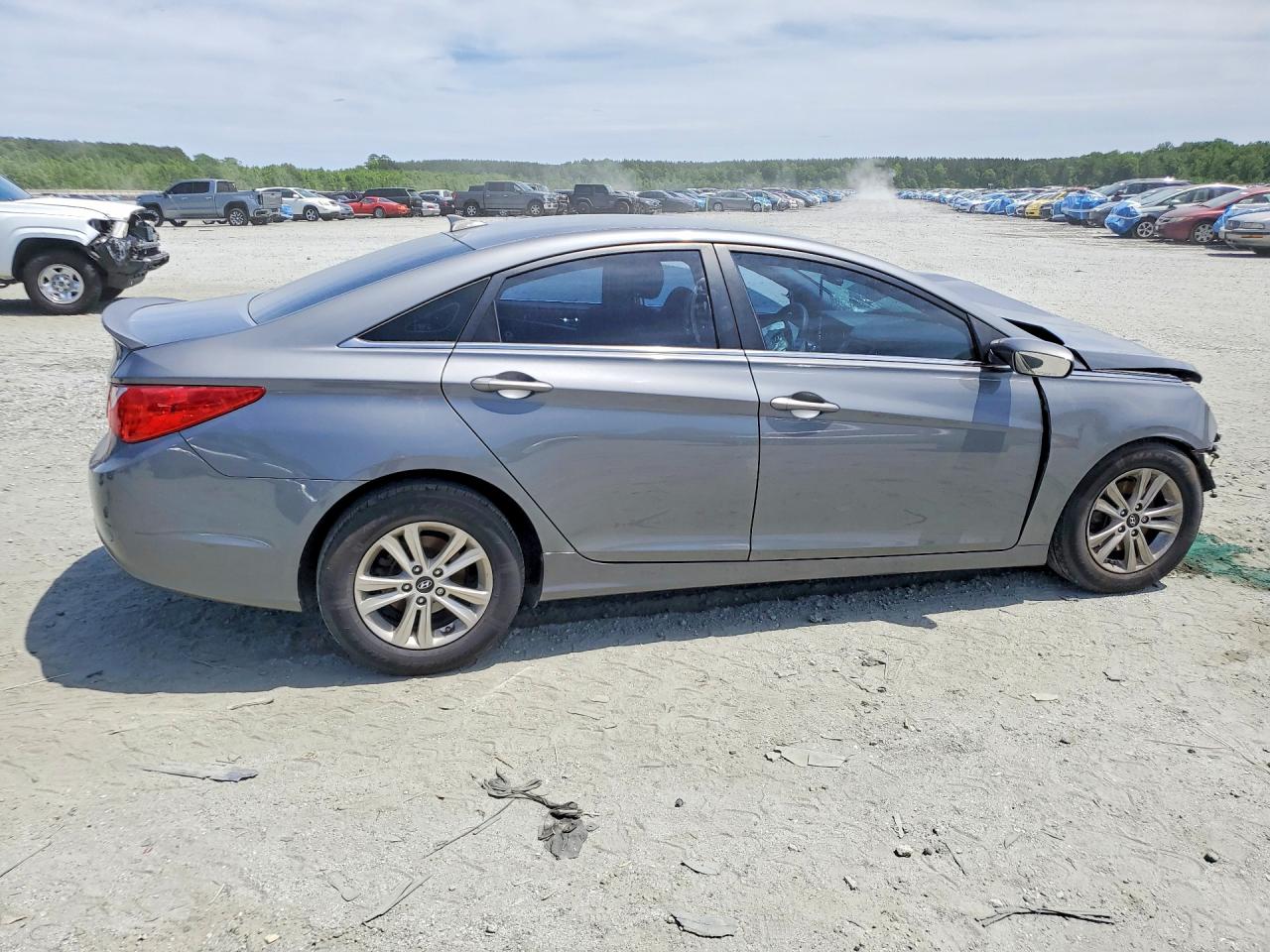 2013 Hyundai Sonata Gls Gray vin: 5NPEB4AC8DH743837