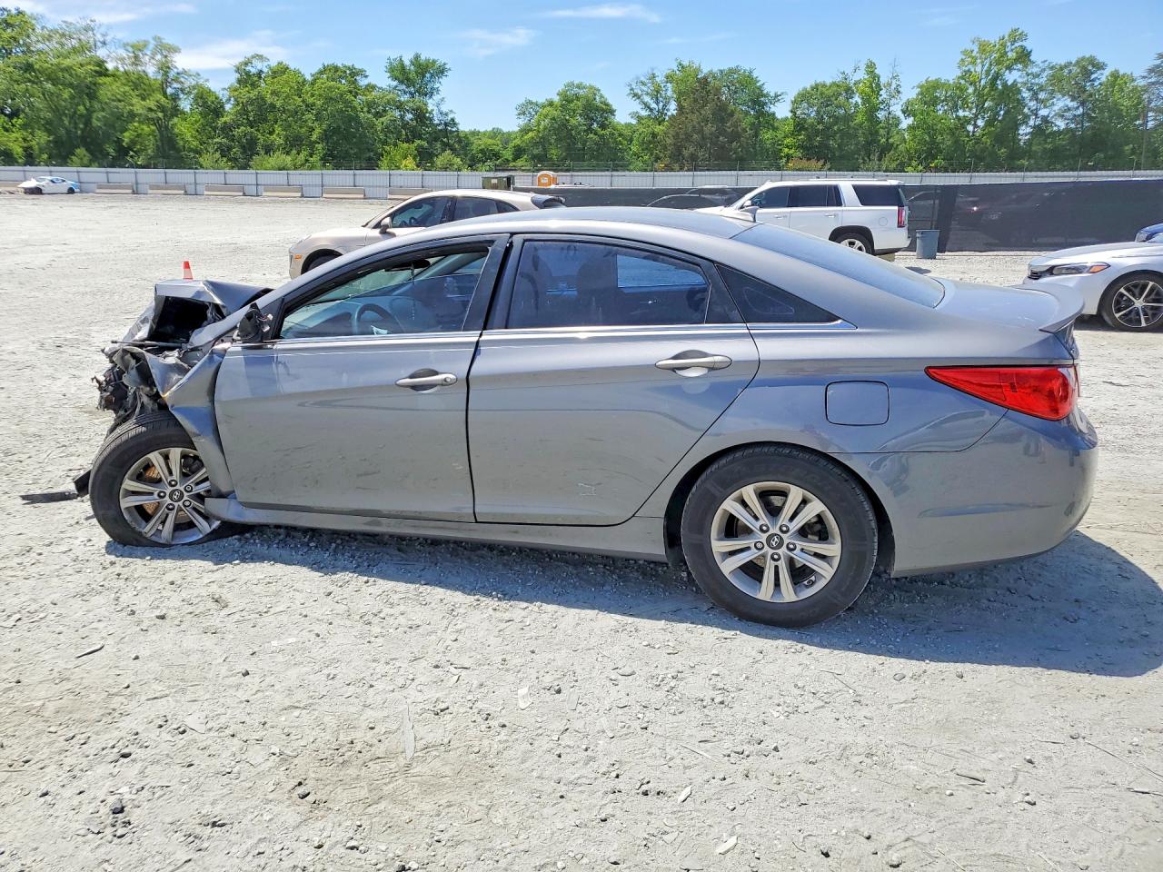 2013 Hyundai Sonata Gls Gray vin: 5NPEB4AC8DH743837