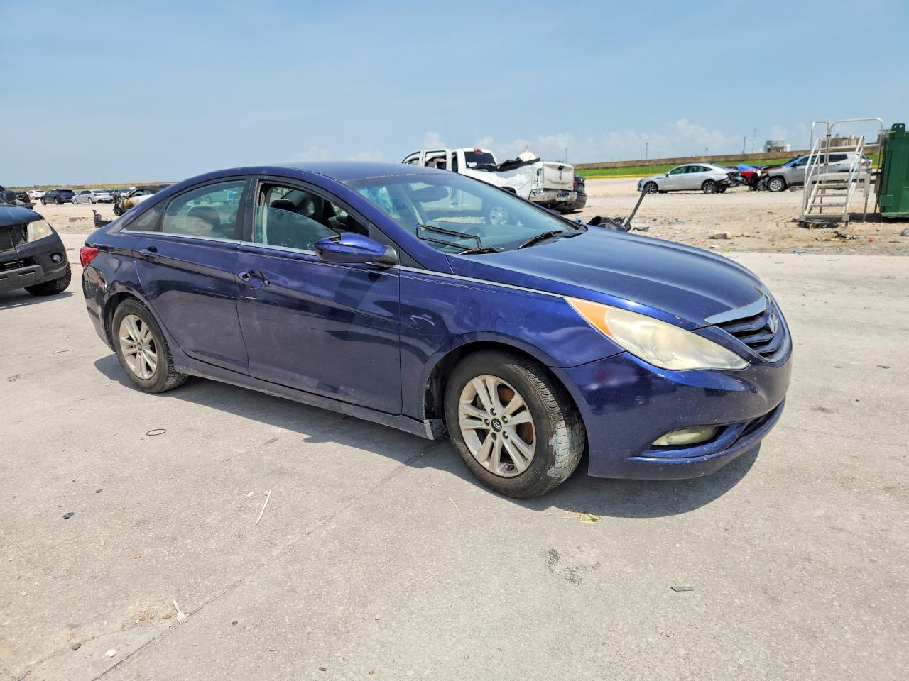2013 Hyundai Sonata Gls Blue vin: 5NPEB4AC8DH744857