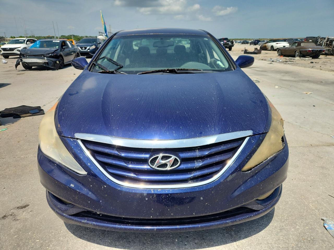 2013 Hyundai Sonata Gls Blue vin: 5NPEB4AC8DH744857