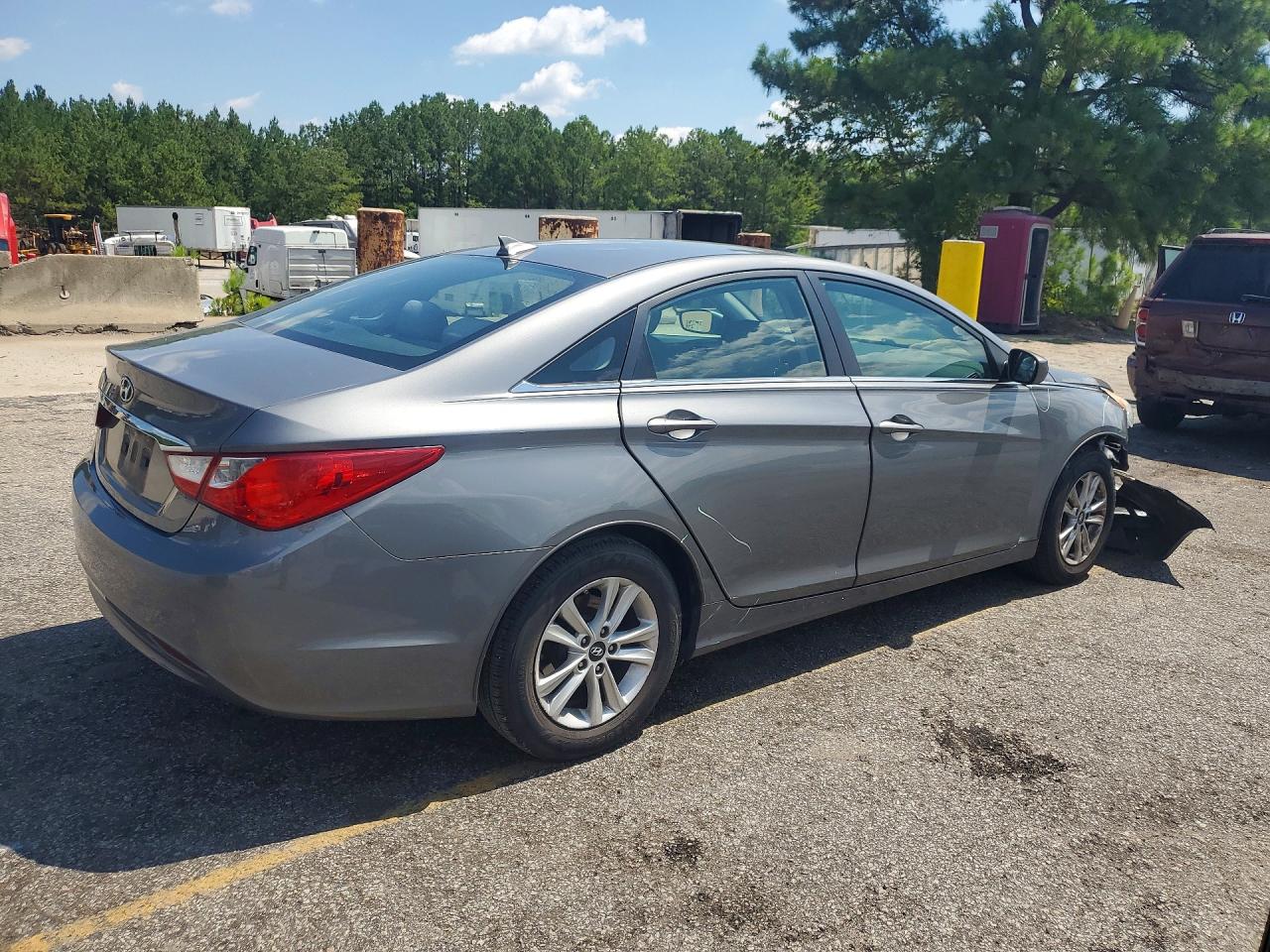 2013 Hyundai Sonata Gls Silver vin: 5NPEB4AC8DH747015