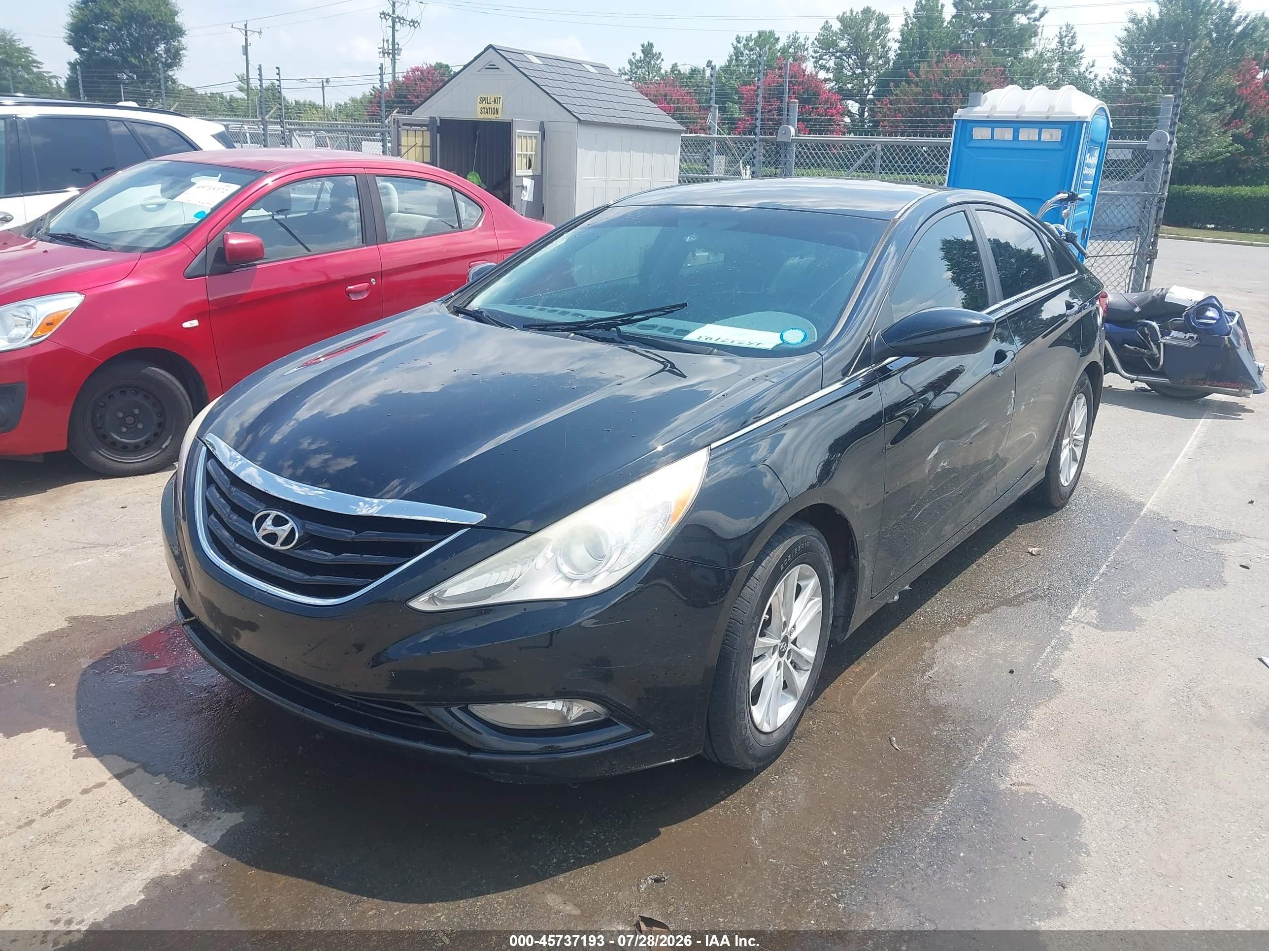 2013 Hyundai Sonata Gls Dark Blue vin: 5NPEB4AC8DH747385