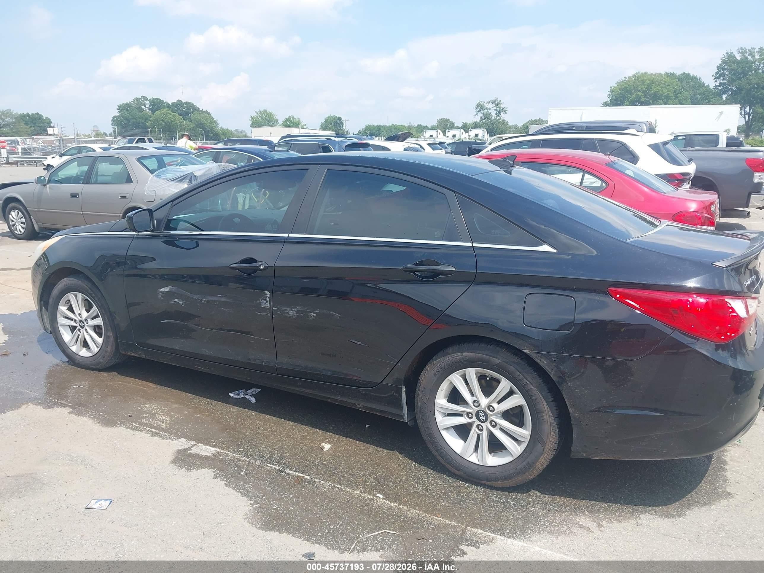 2013 Hyundai Sonata Gls Dark Blue vin: 5NPEB4AC8DH747385