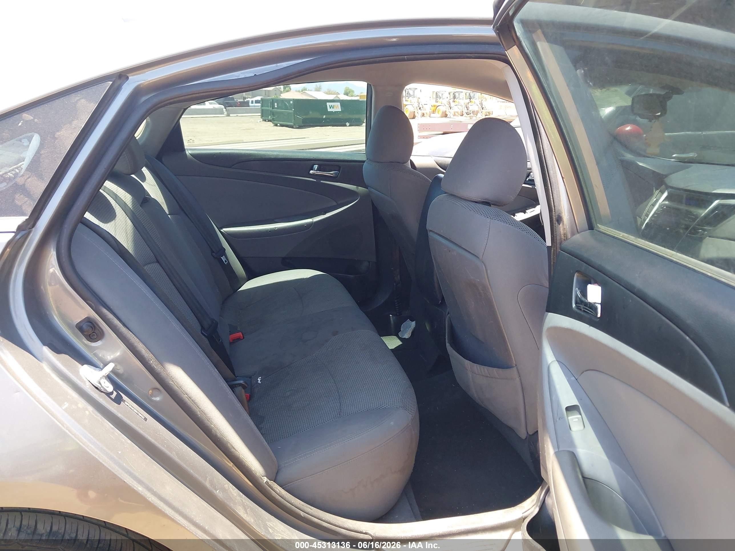 2013 Hyundai Sonata Gls Gray vin: 5NPEB4AC8DH758452