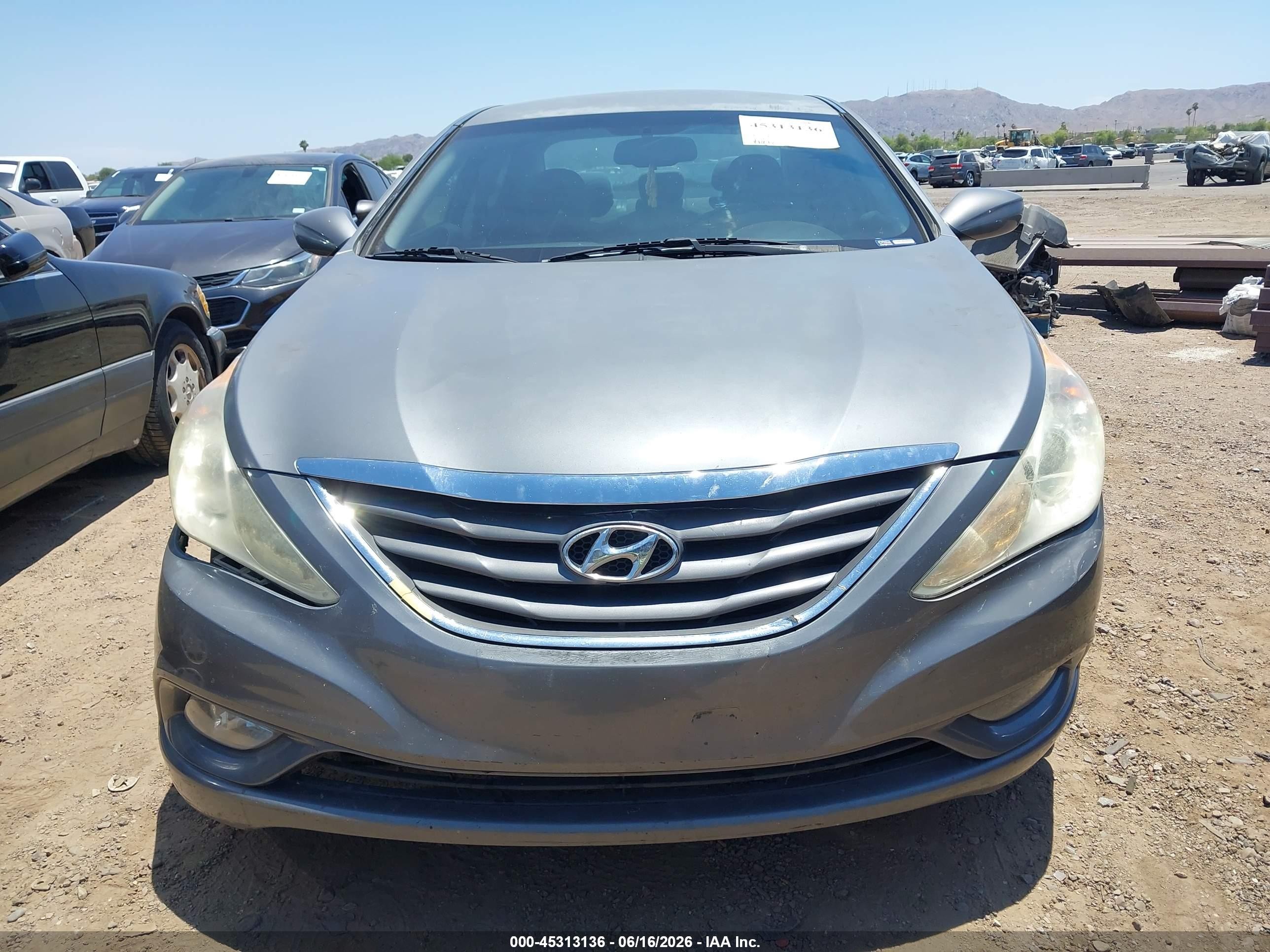 2013 Hyundai Sonata Gls Gray vin: 5NPEB4AC8DH758452