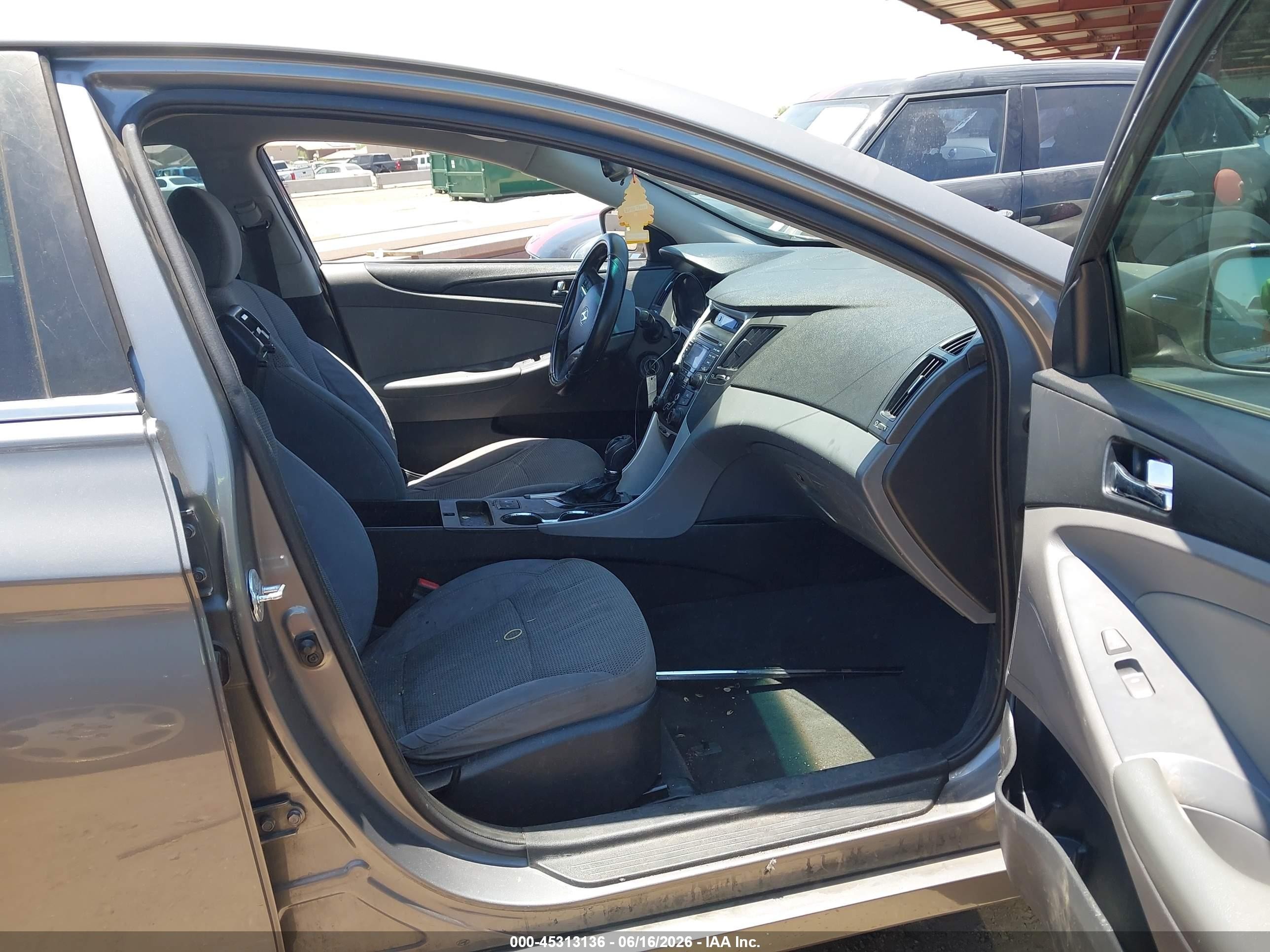 2013 Hyundai Sonata Gls Gray vin: 5NPEB4AC8DH758452