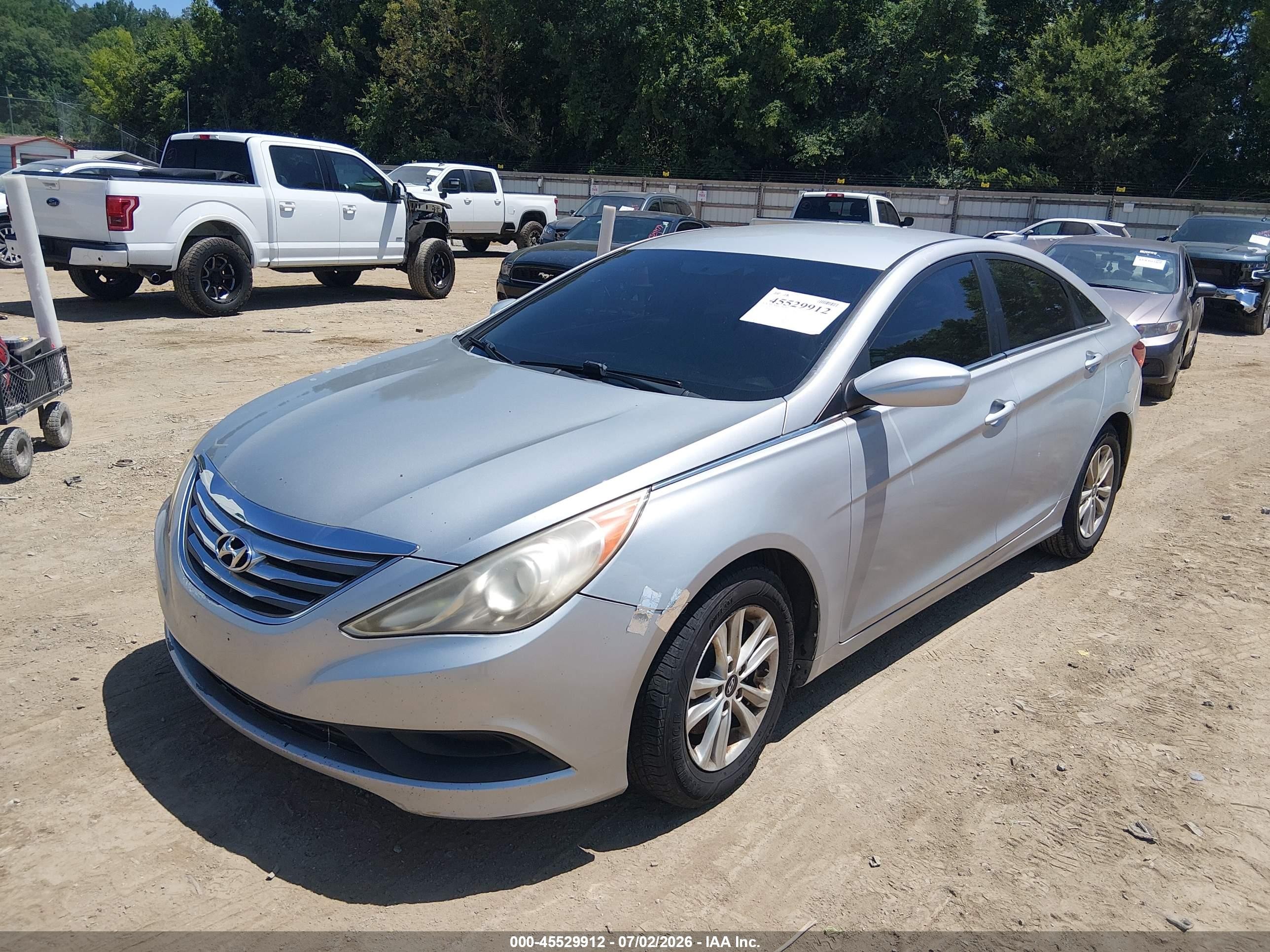 2013 Hyundai Sonata Gls Silver vin: 5NPEB4AC8DH762484