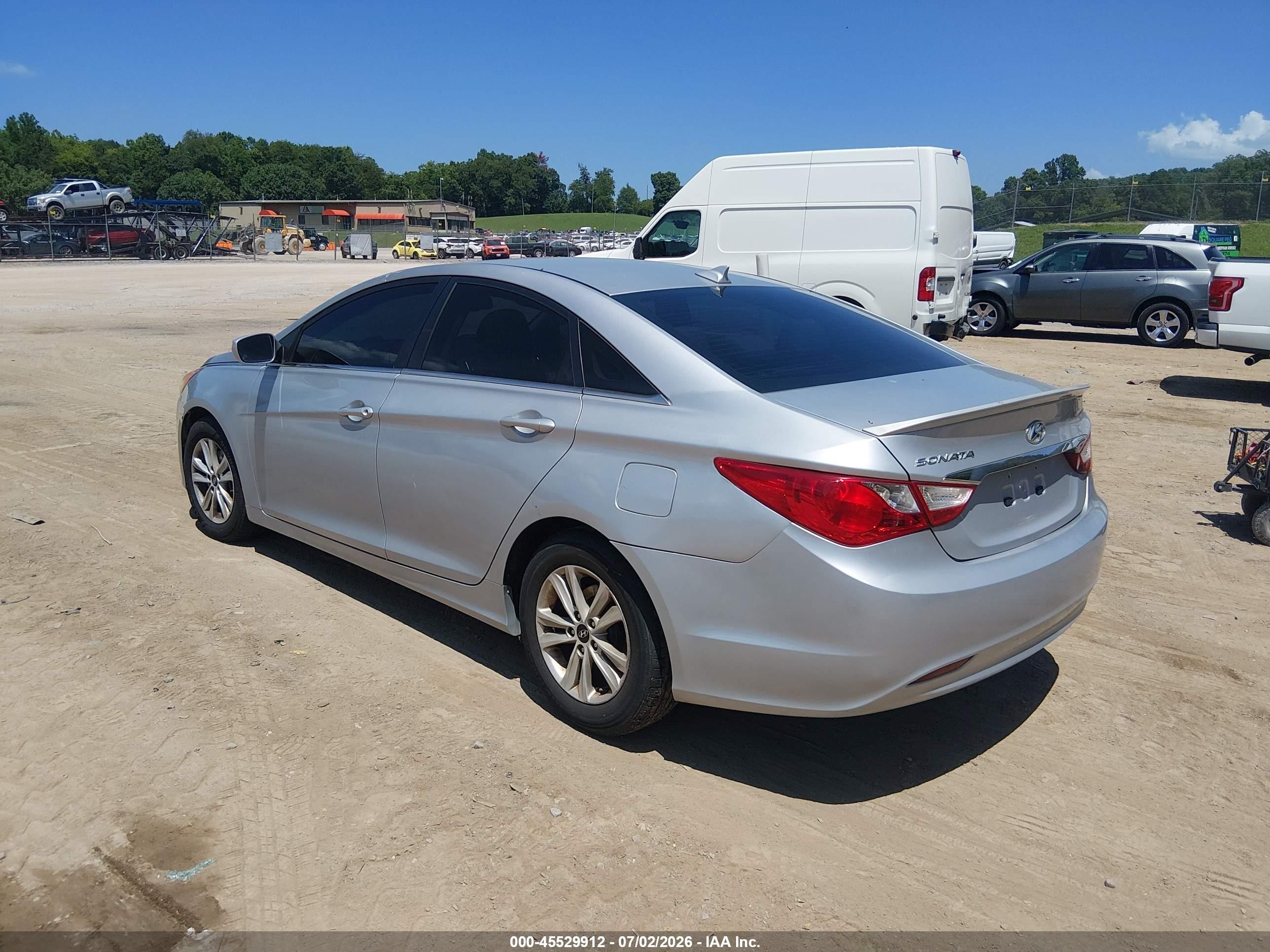 2013 Hyundai Sonata Gls Silver vin: 5NPEB4AC8DH762484