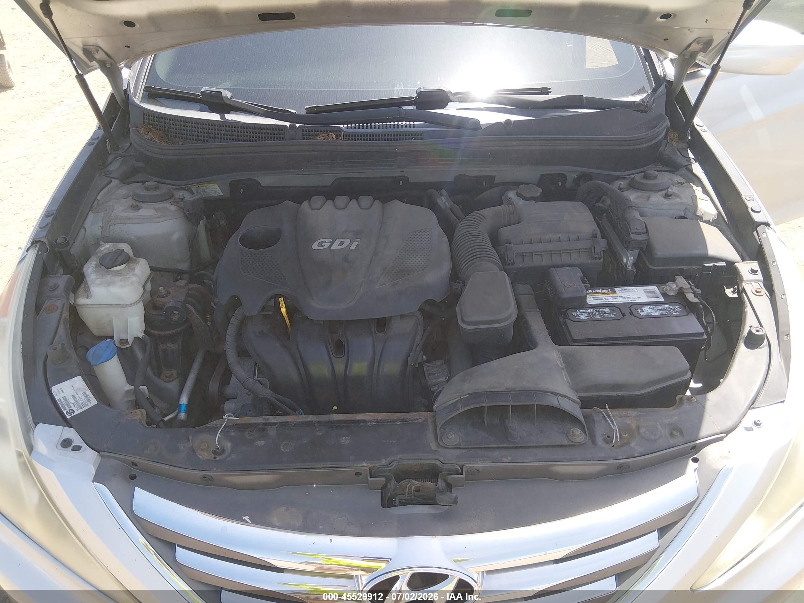 2013 Hyundai Sonata Gls Silver vin: 5NPEB4AC8DH762484