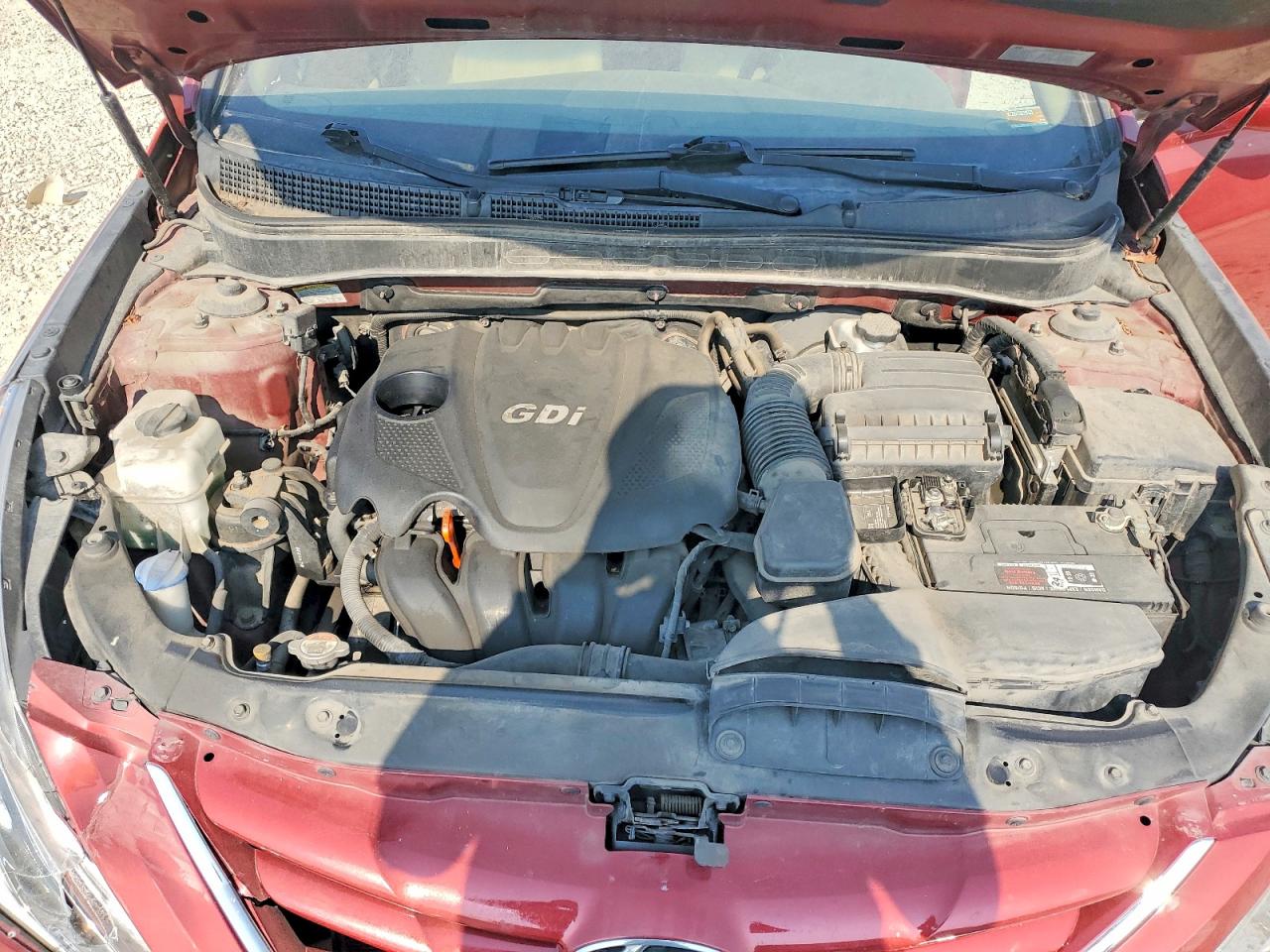2013 Hyundai Sonata Gls Red vin: 5NPEB4AC8DH801493