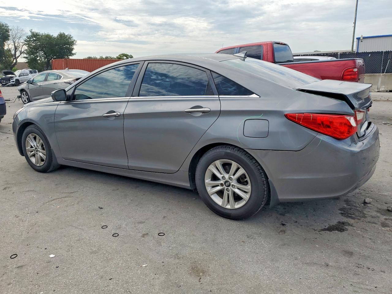 2013 Hyundai Sonata Gls Gray vin: 5NPEB4AC8DH803776