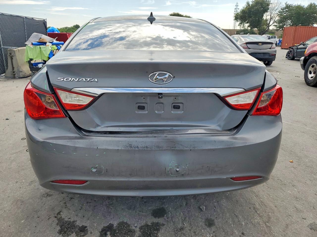 2013 Hyundai Sonata Gls Gray vin: 5NPEB4AC8DH803776