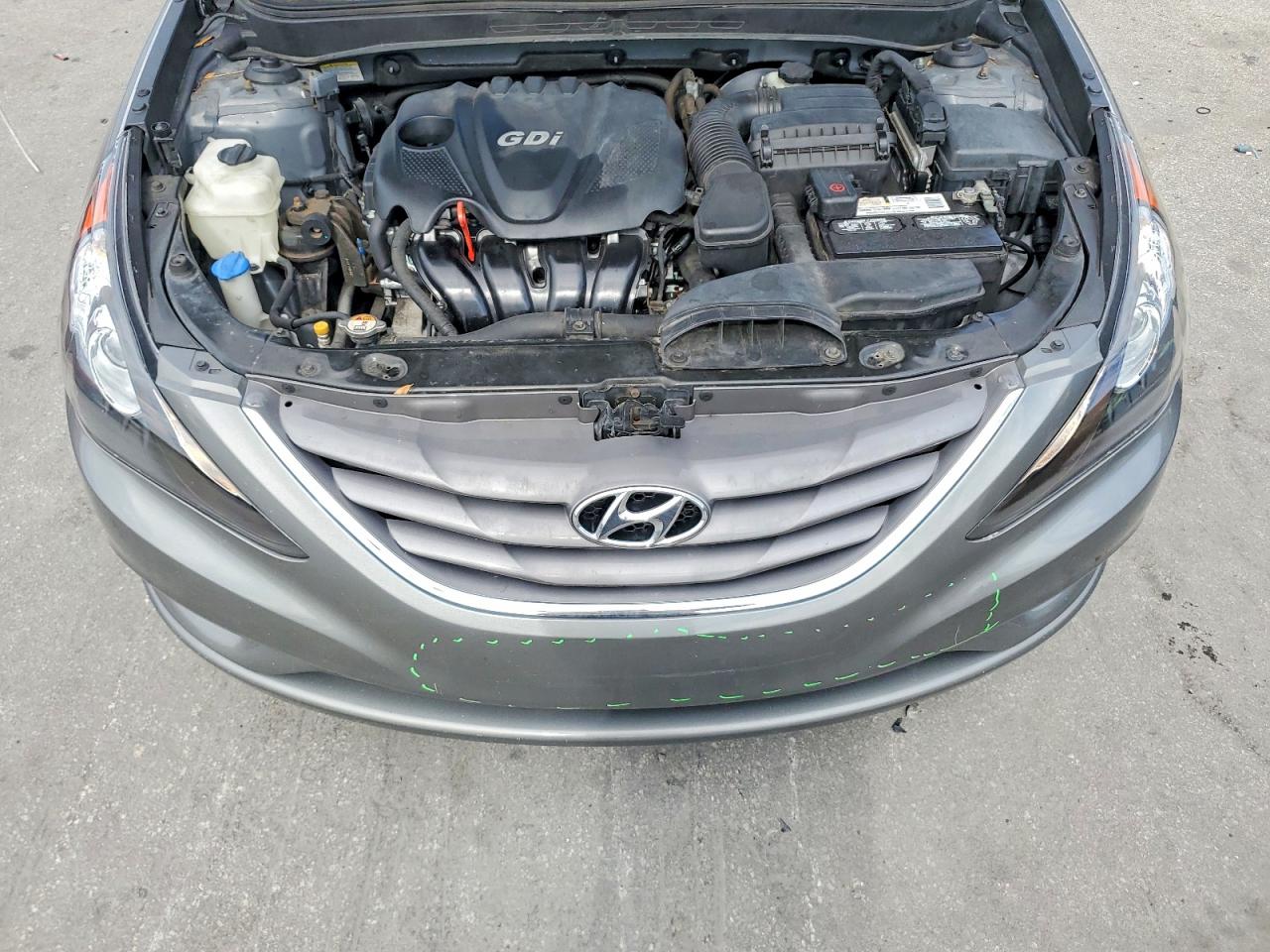 2013 Hyundai Sonata Gls Gray vin: 5NPEB4AC8DH803776