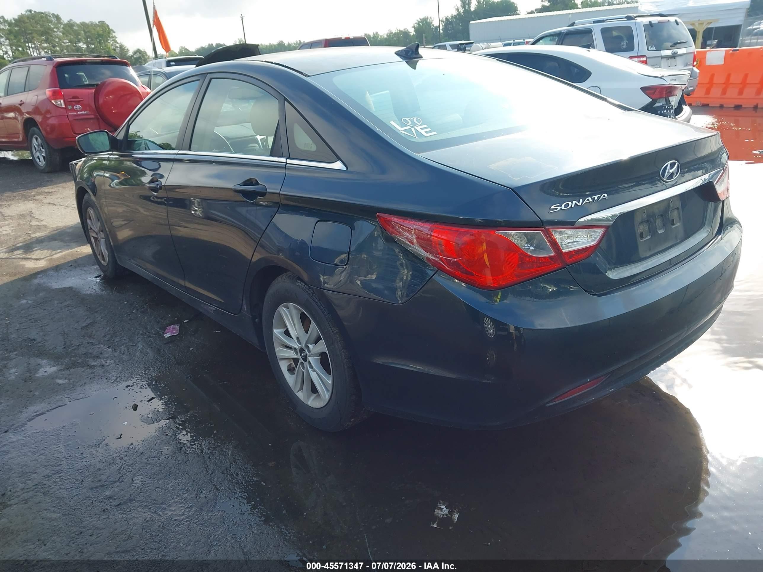 2013 Hyundai Sonata Gls Blue vin: 5NPEB4AC8DH804913