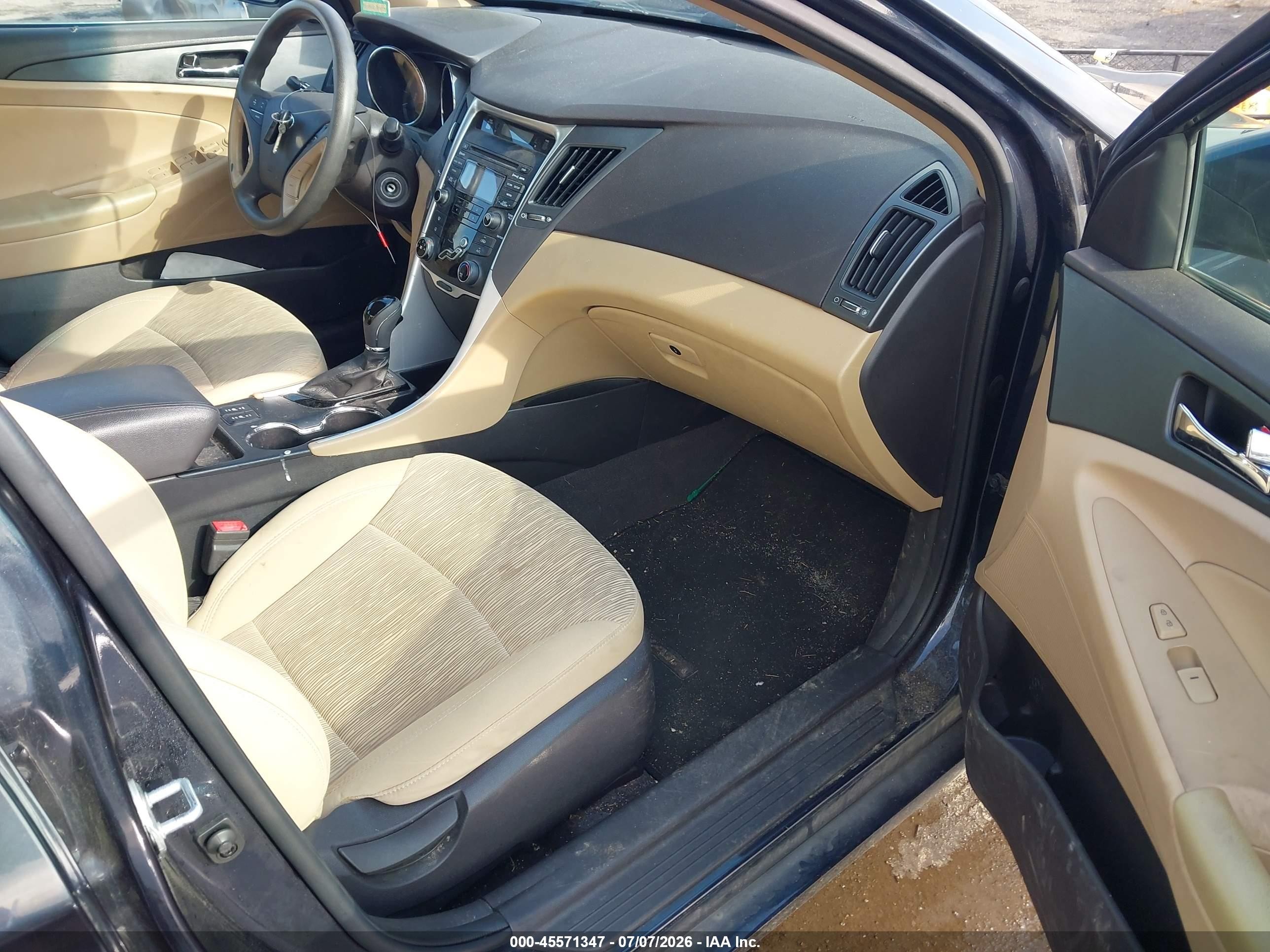 2013 Hyundai Sonata Gls Blue vin: 5NPEB4AC8DH804913