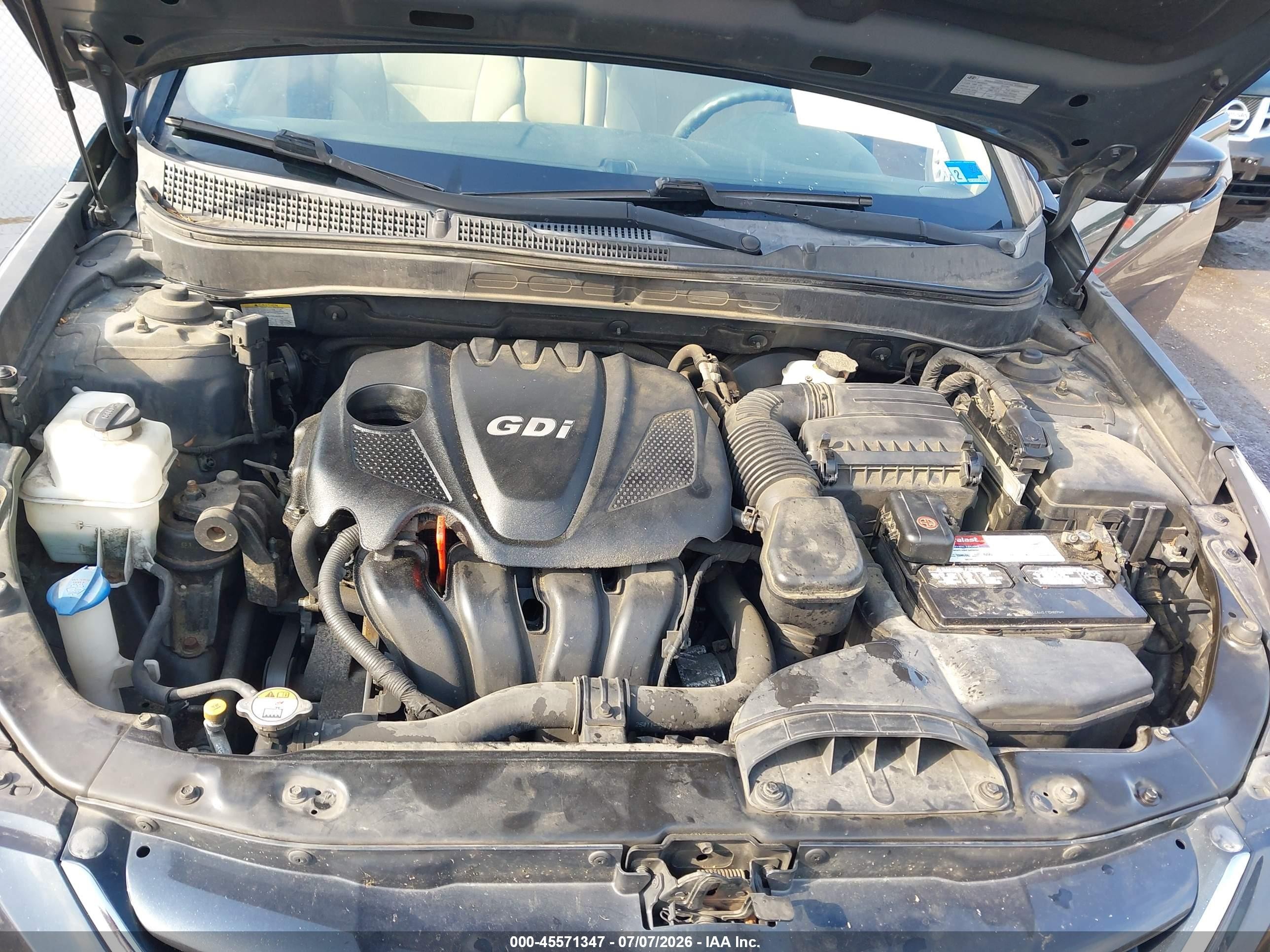 2013 Hyundai Sonata Gls Blue vin: 5NPEB4AC8DH804913