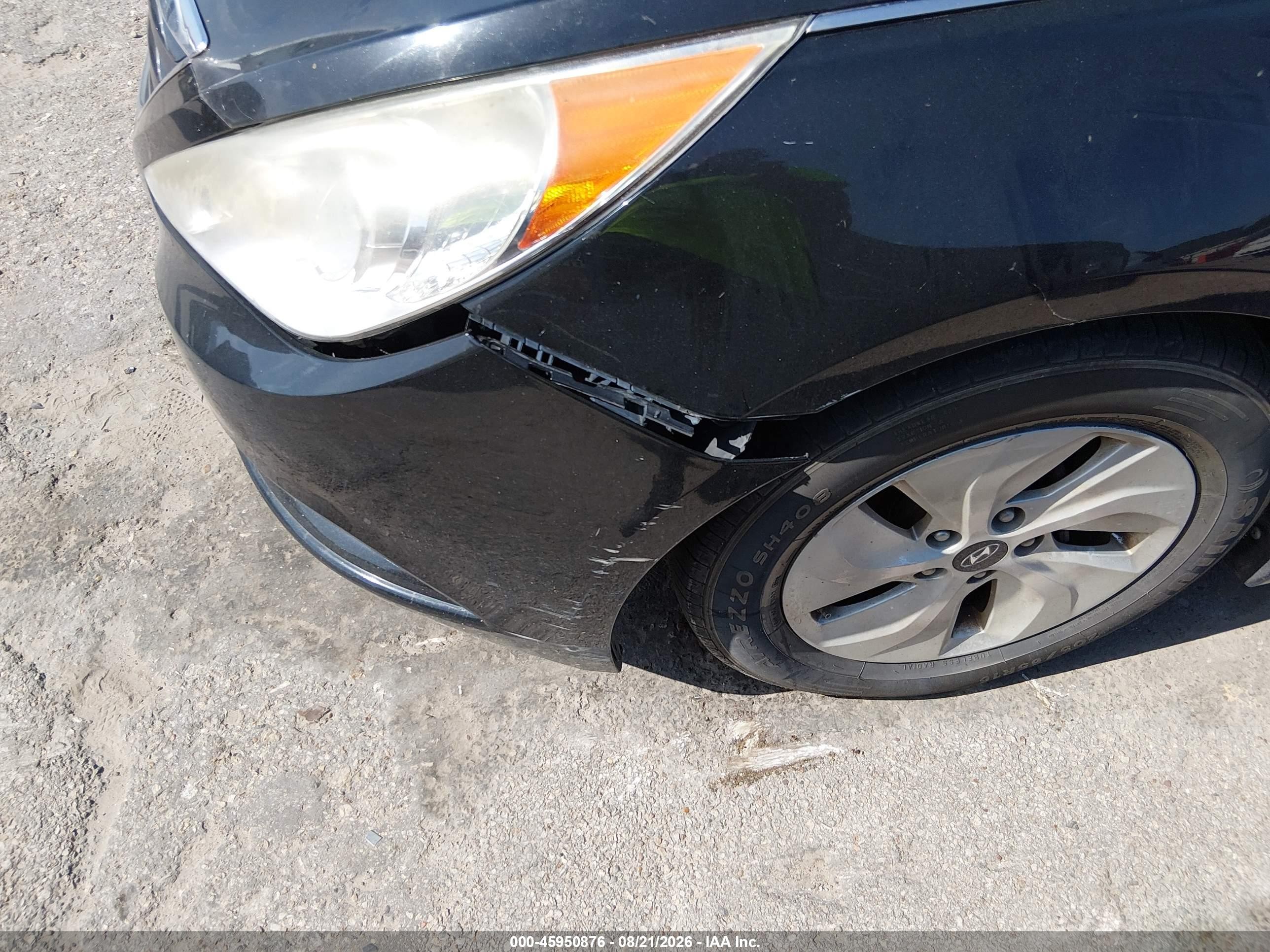 2014 Hyundai Sonata Gls Black vin: 5NPEB4AC8EH821230