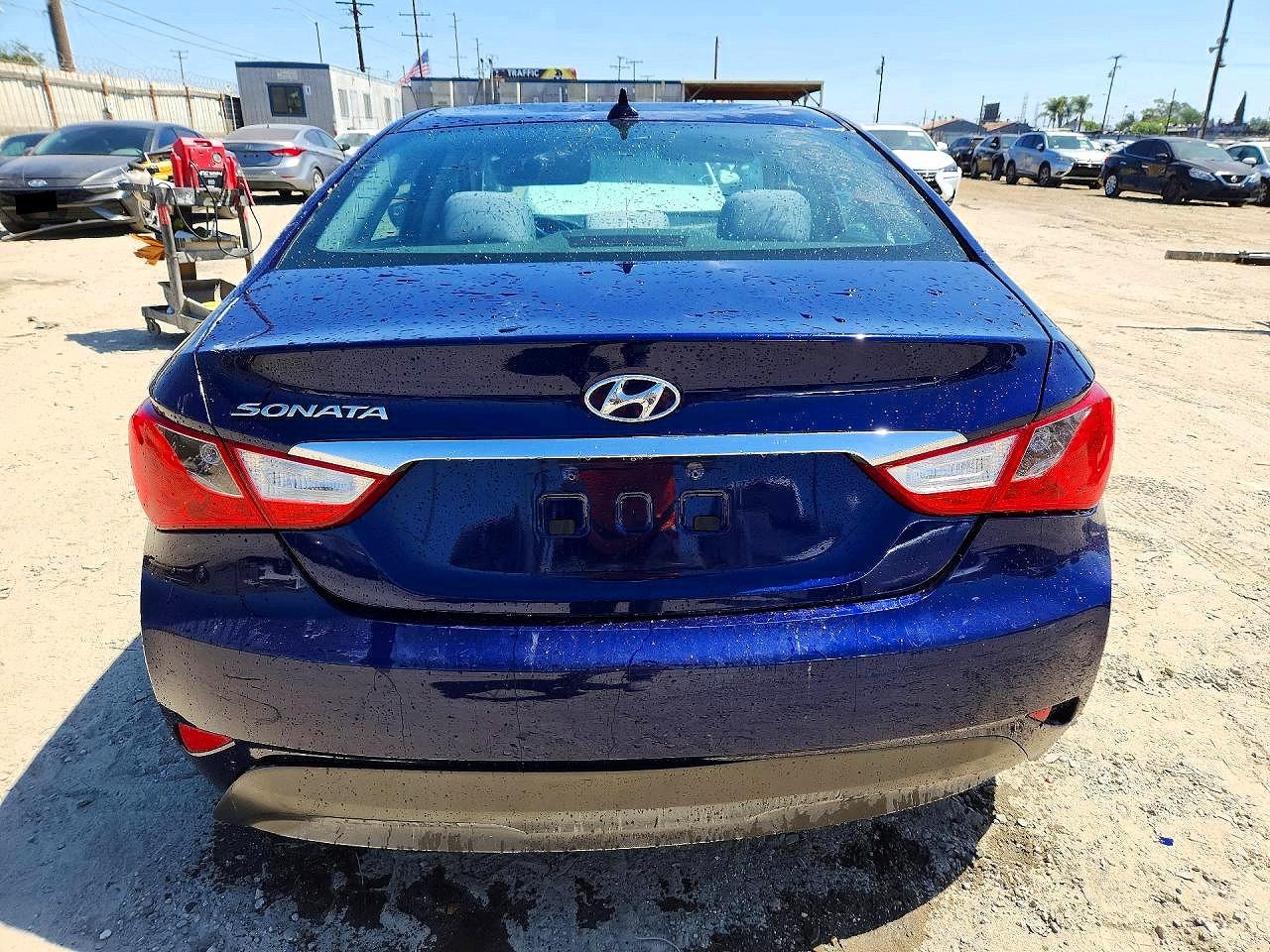 2014 Hyundai Sonata Gls Синий vin: 5NPEB4AC8EH825648