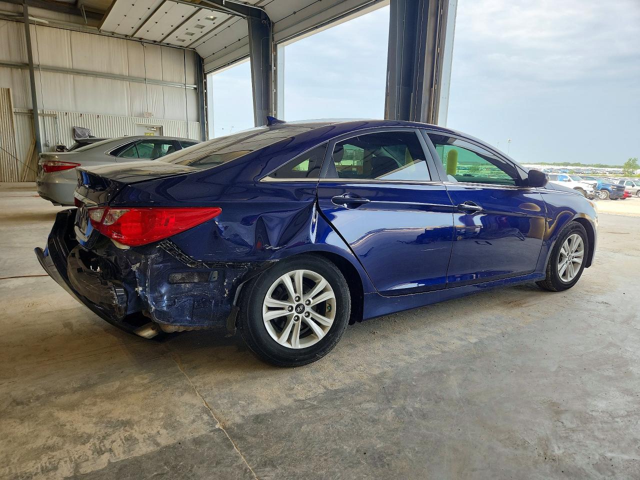 2014 Hyundai Sonata Gls Blue vin: 5NPEB4AC8EH827660