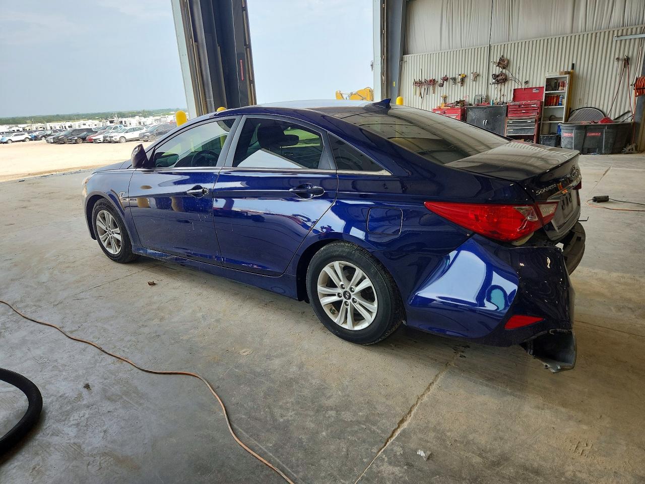 2014 Hyundai Sonata Gls Blue vin: 5NPEB4AC8EH827660