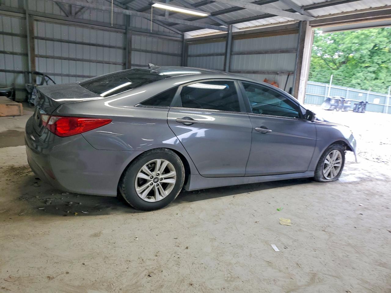 2014 Hyundai Sonata Gls Серый vin: 5NPEB4AC8EH832566