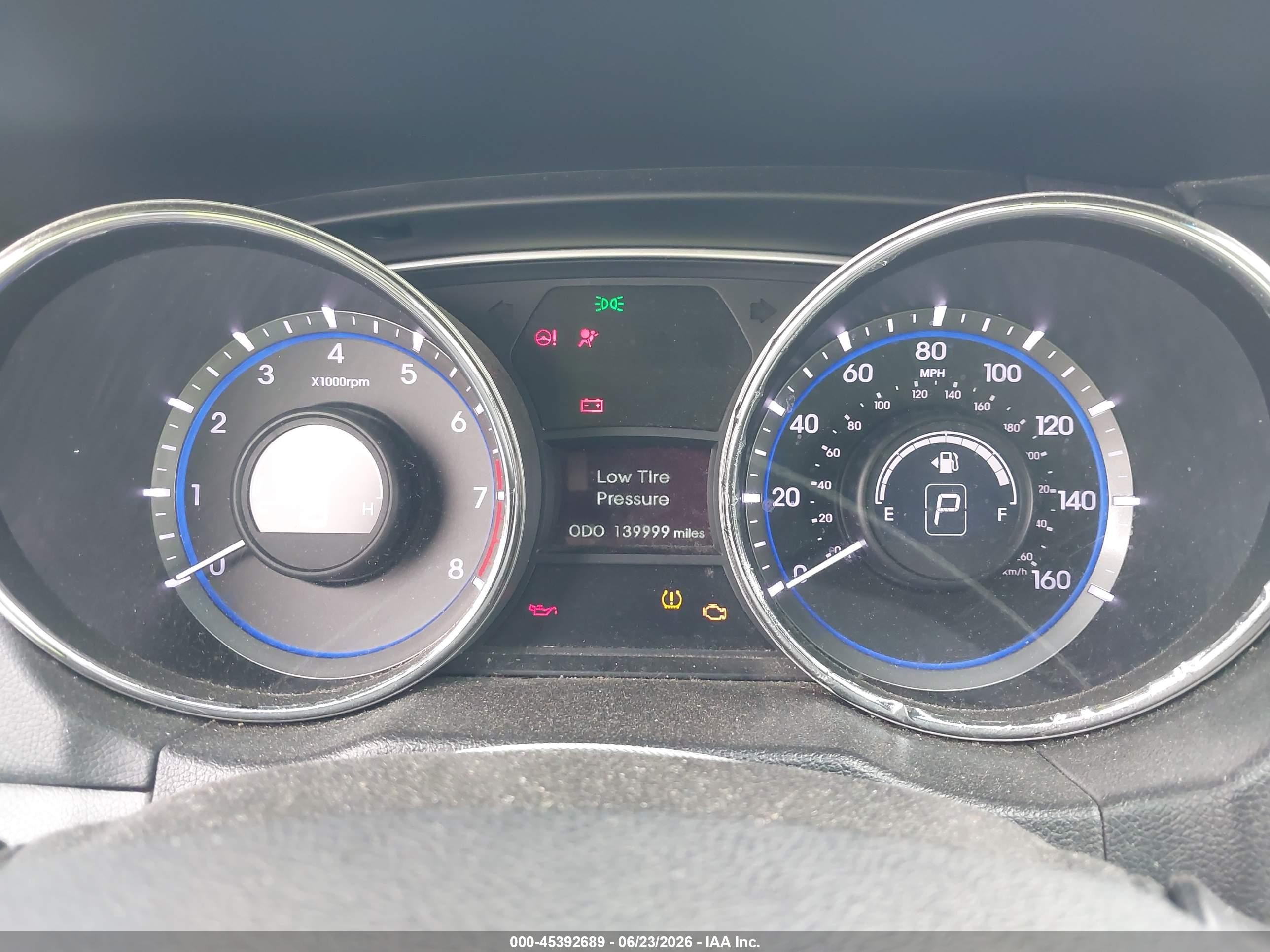 2014 Hyundai Sonata Gls Blue vin: 5NPEB4AC8EH835256