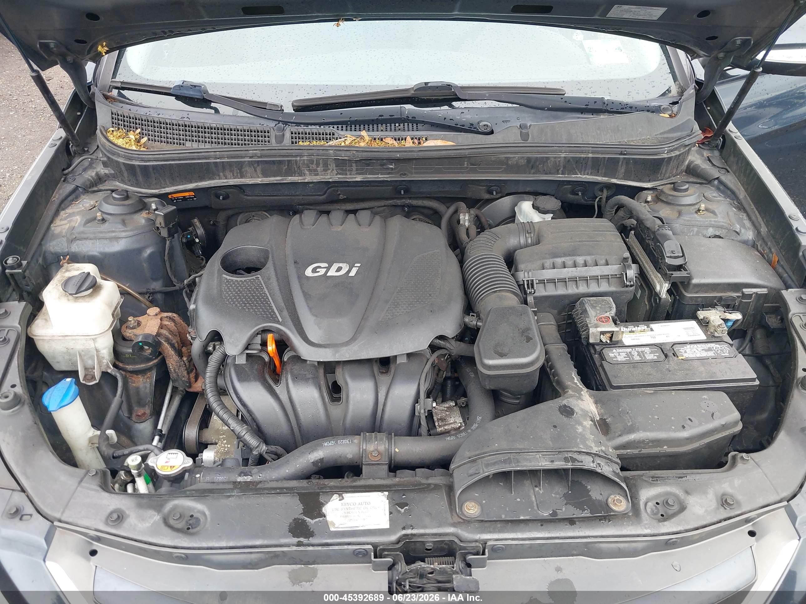 2014 Hyundai Sonata Gls Blue vin: 5NPEB4AC8EH835256