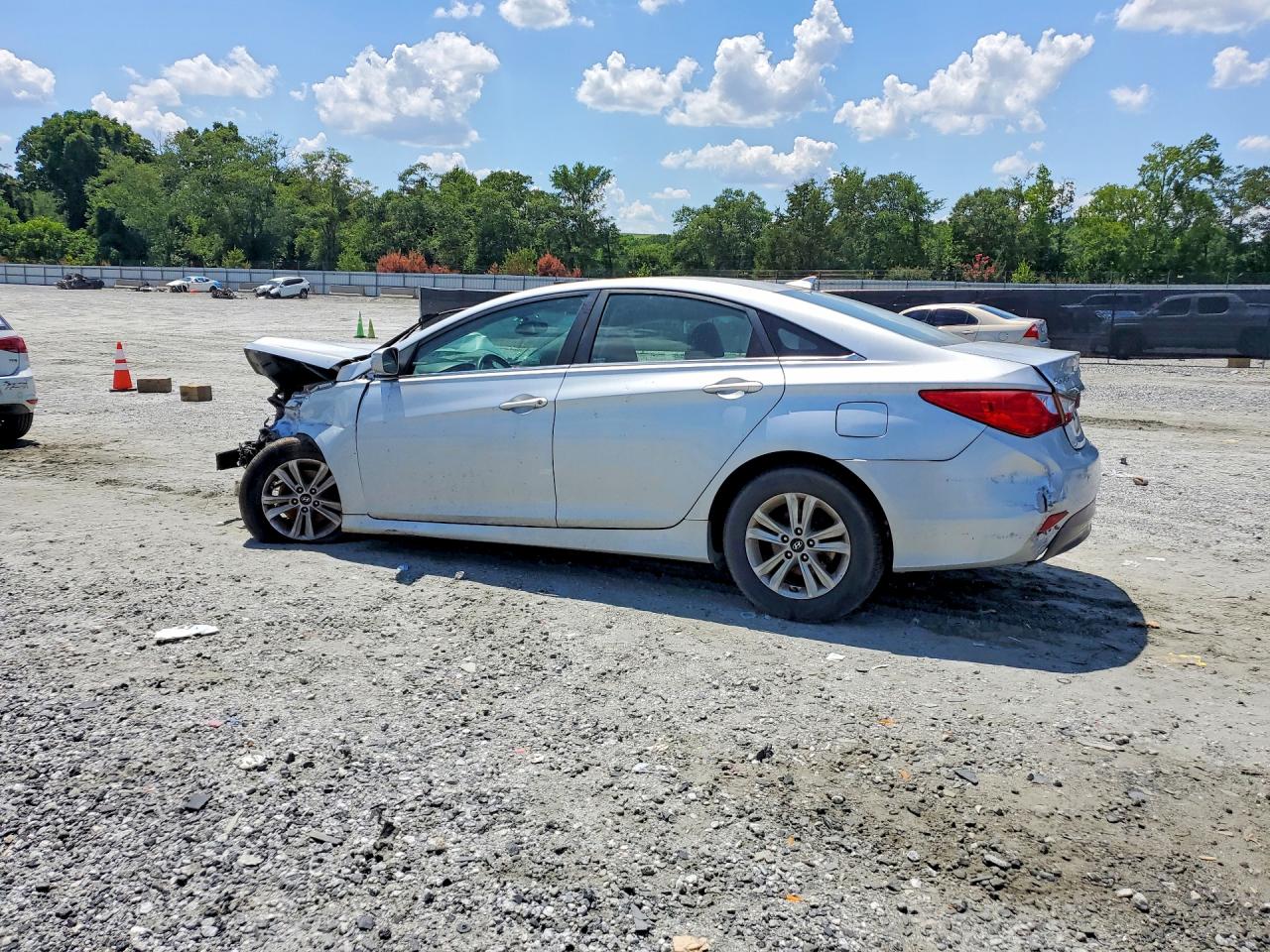 2014 Hyundai Sonata Gls Silver vin: 5NPEB4AC8EH839453