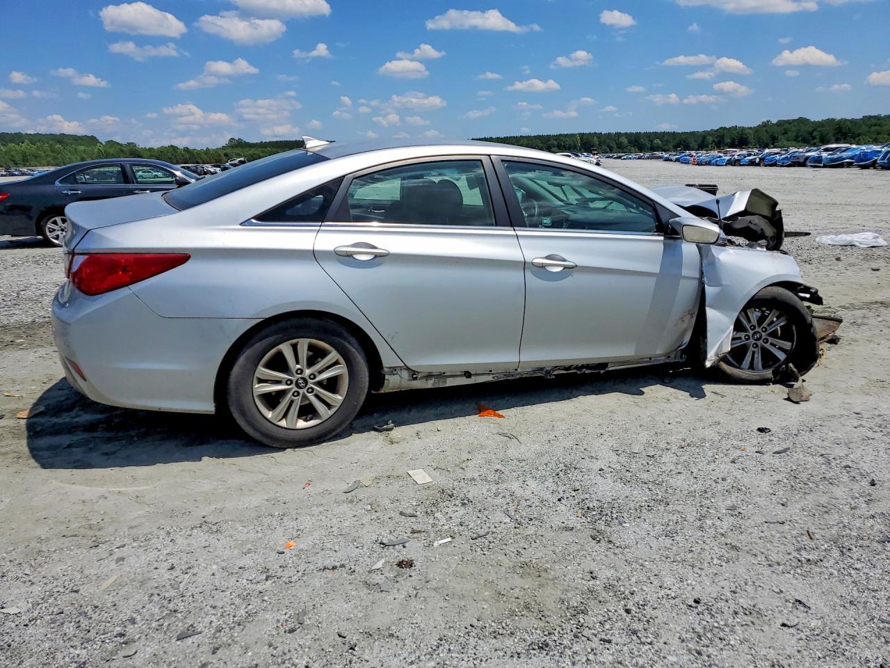 2014 Hyundai Sonata Gls Silver vin: 5NPEB4AC8EH839453