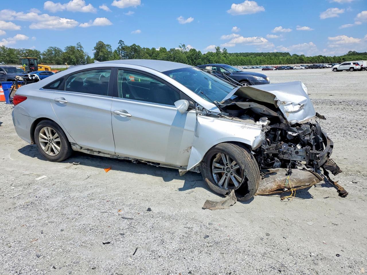 2014 Hyundai Sonata Gls Silver vin: 5NPEB4AC8EH839453