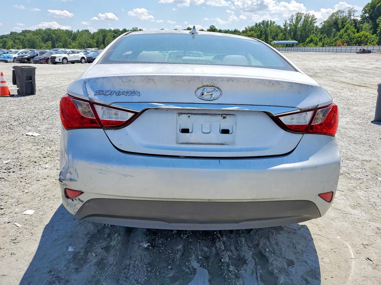 2014 Hyundai Sonata Gls Silver vin: 5NPEB4AC8EH839453