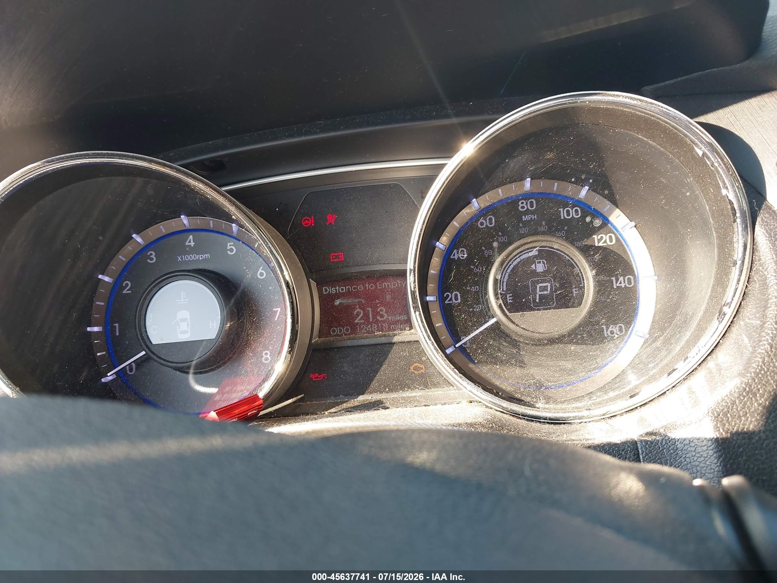 2014 Hyundai Sonata Gls Red vin: 5NPEB4AC8EH840473