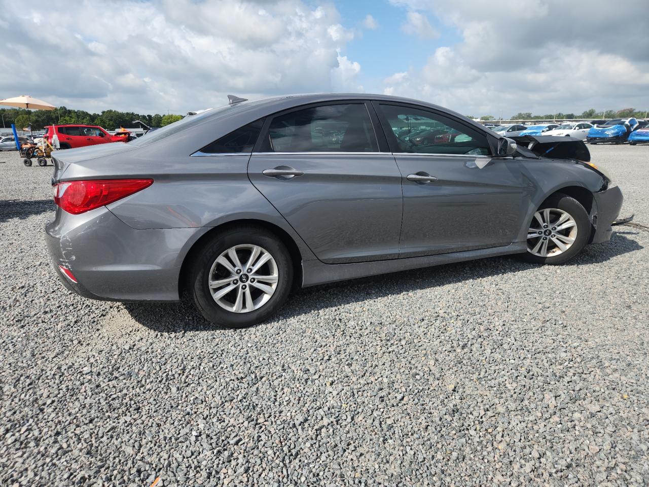 2014 Hyundai Sonata Gls Gray vin: 5NPEB4AC8EH843552