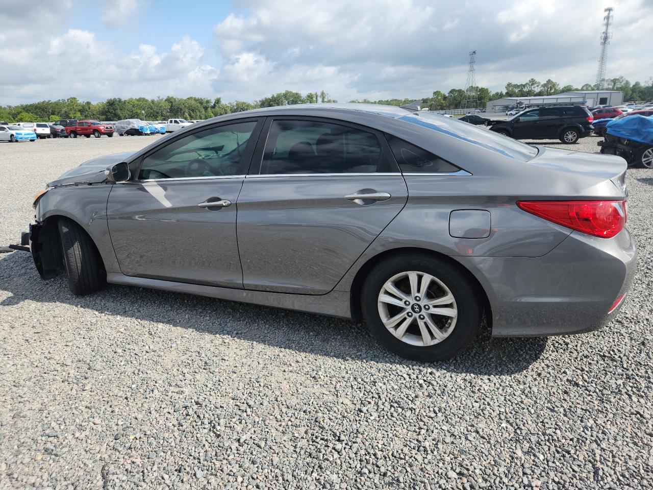 2014 Hyundai Sonata Gls Gray vin: 5NPEB4AC8EH843552