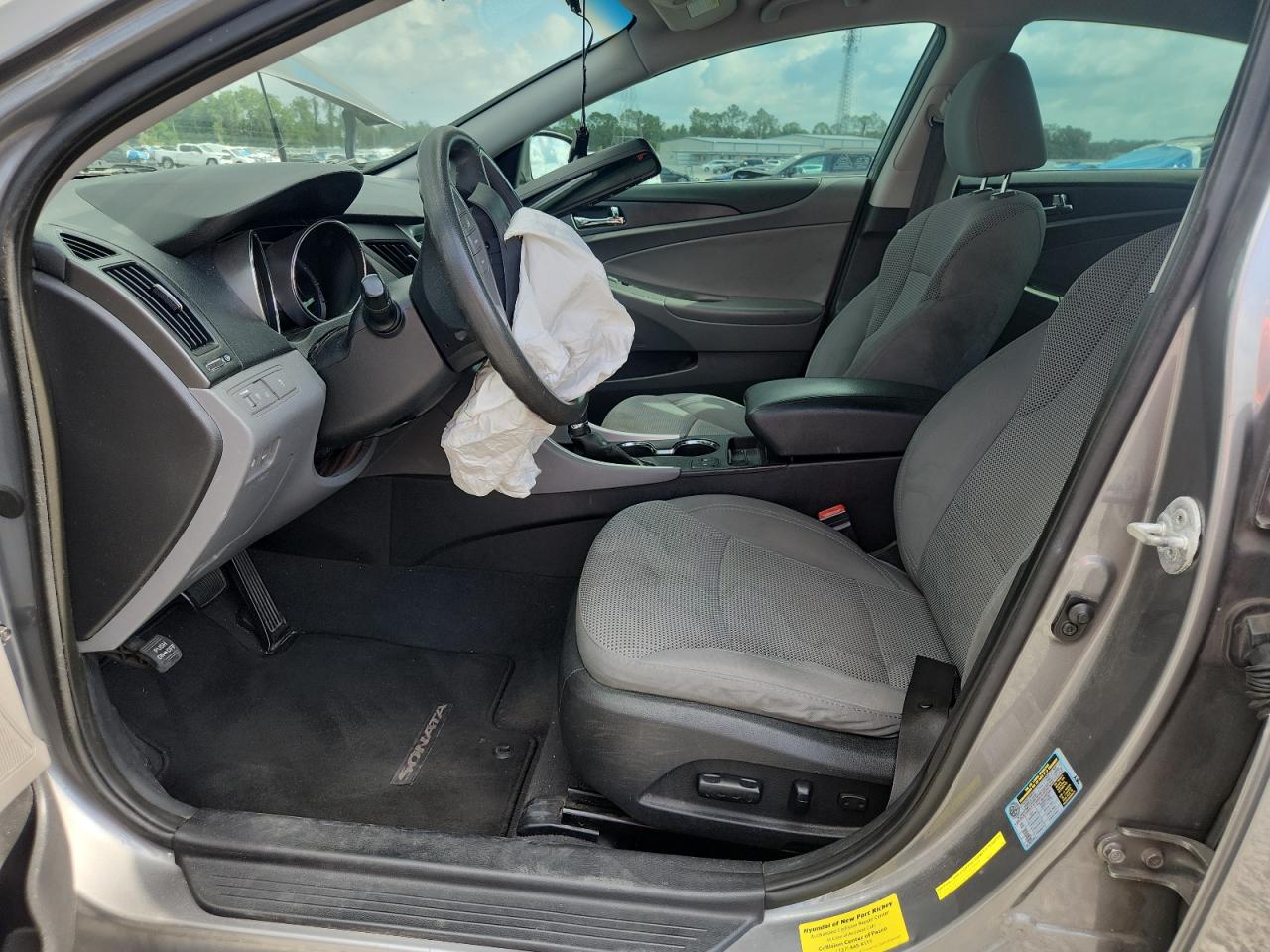 2014 Hyundai Sonata Gls Gray vin: 5NPEB4AC8EH843552