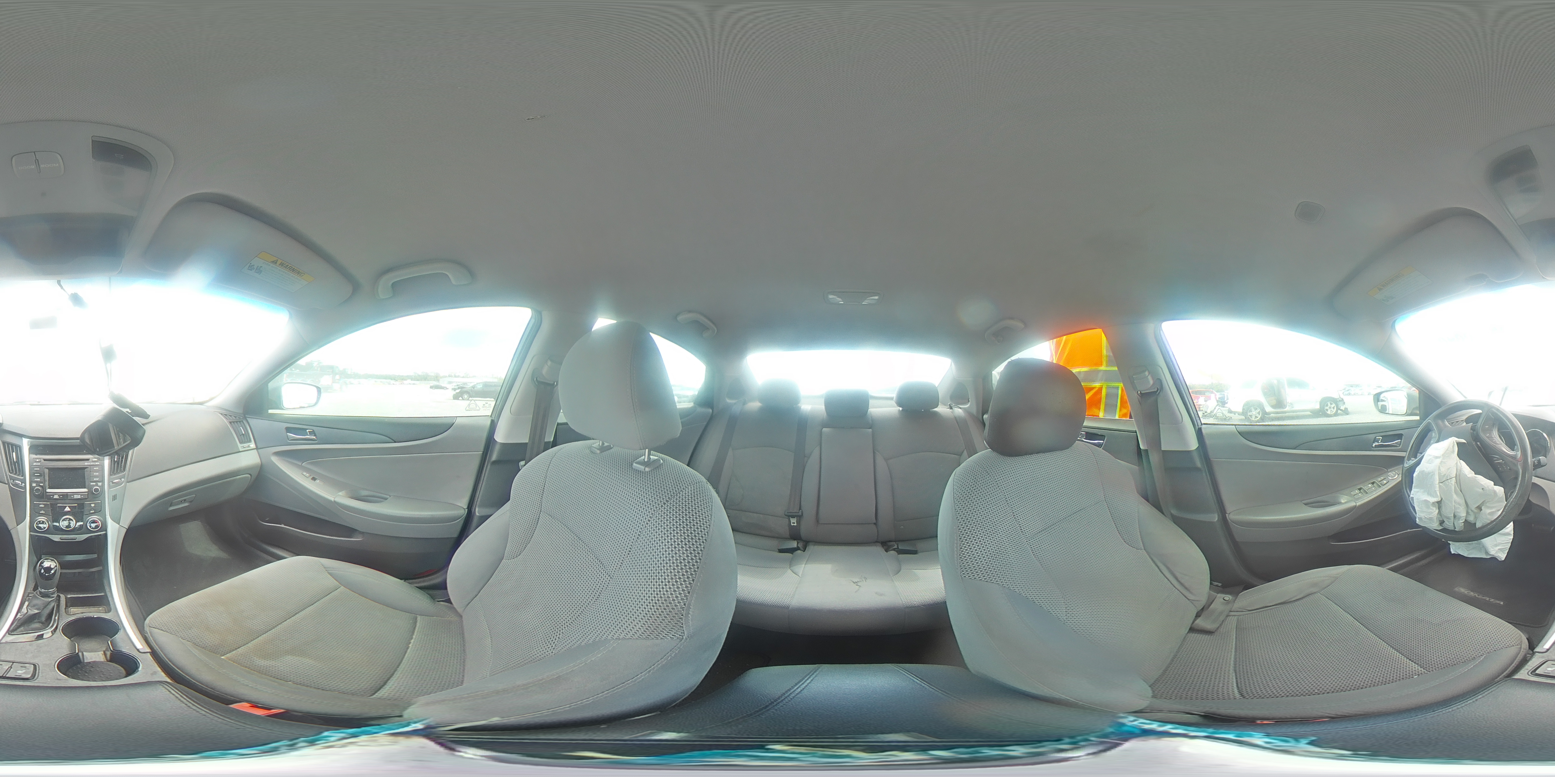 2014 Hyundai Sonata Gls Gray vin: 5NPEB4AC8EH843552