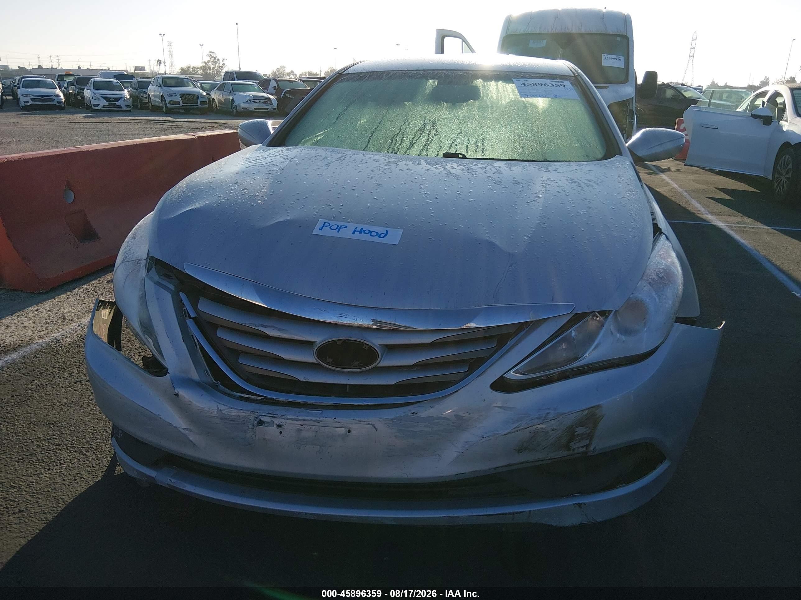 2014 Hyundai Sonata Gls Silver vin: 5NPEB4AC8EH848248